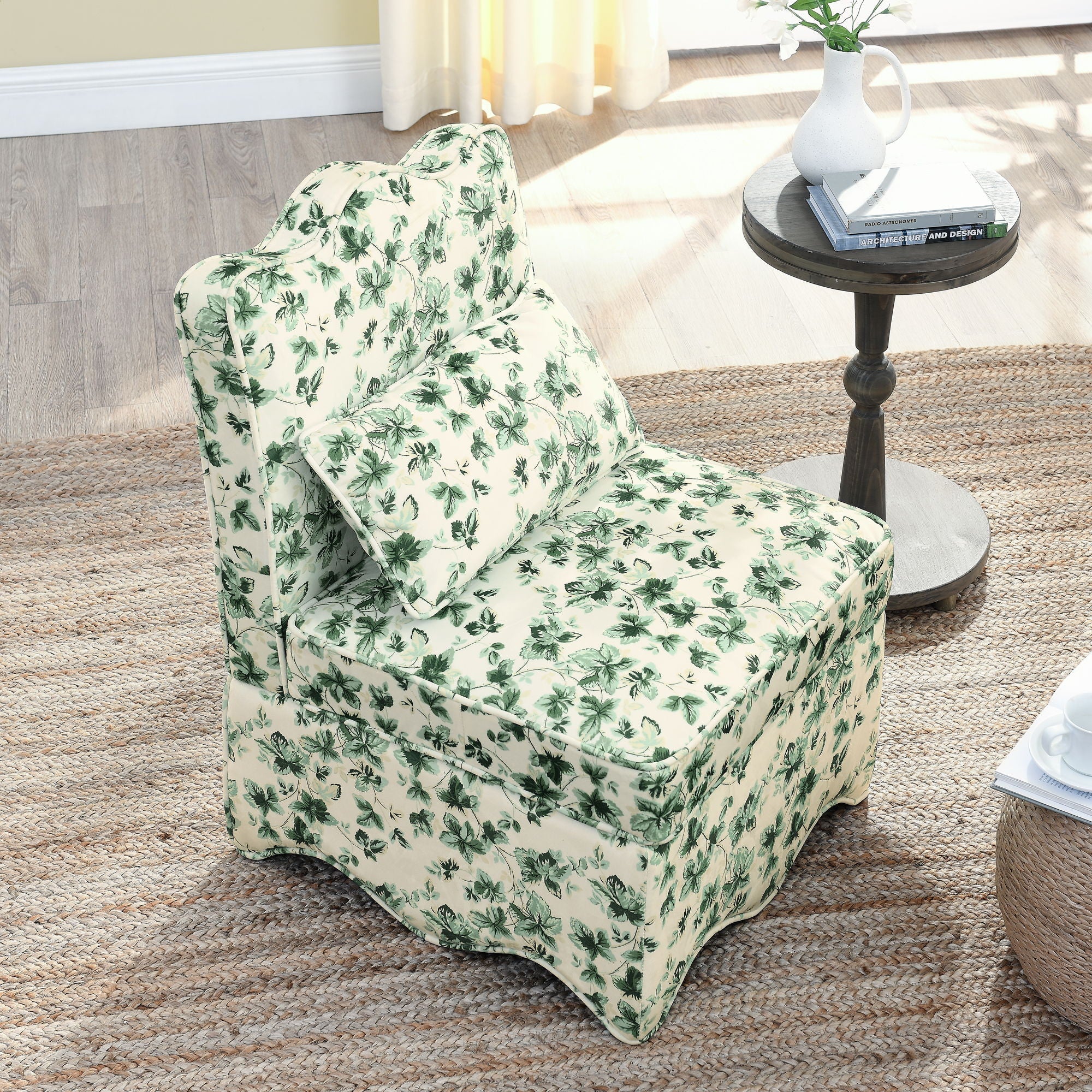 Stylish Flannel Dining Chair with Soft Cushion and Backrest - Image 12