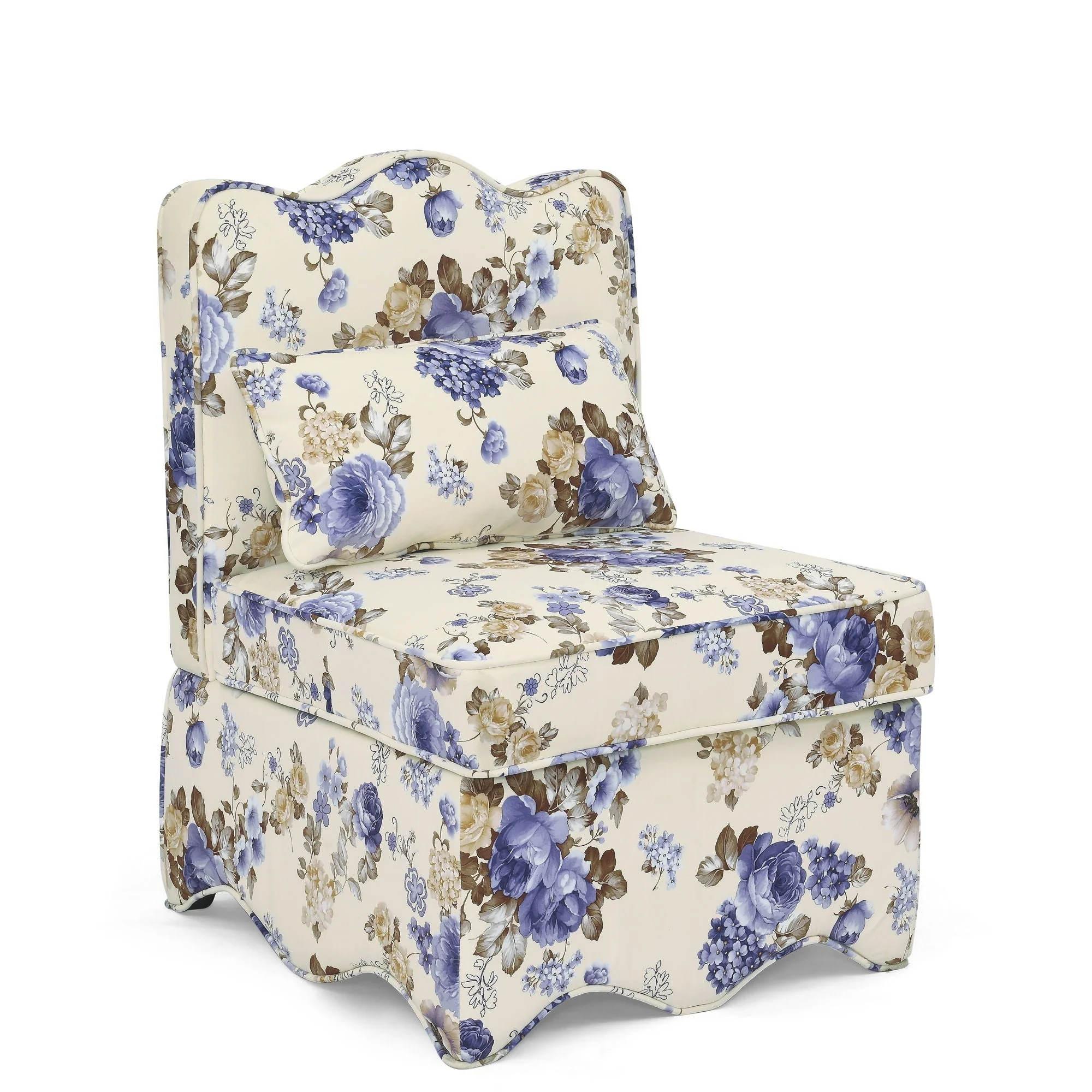 Stylish Flannel Dining Chair with Soft Cushion and Backrest - Image 3