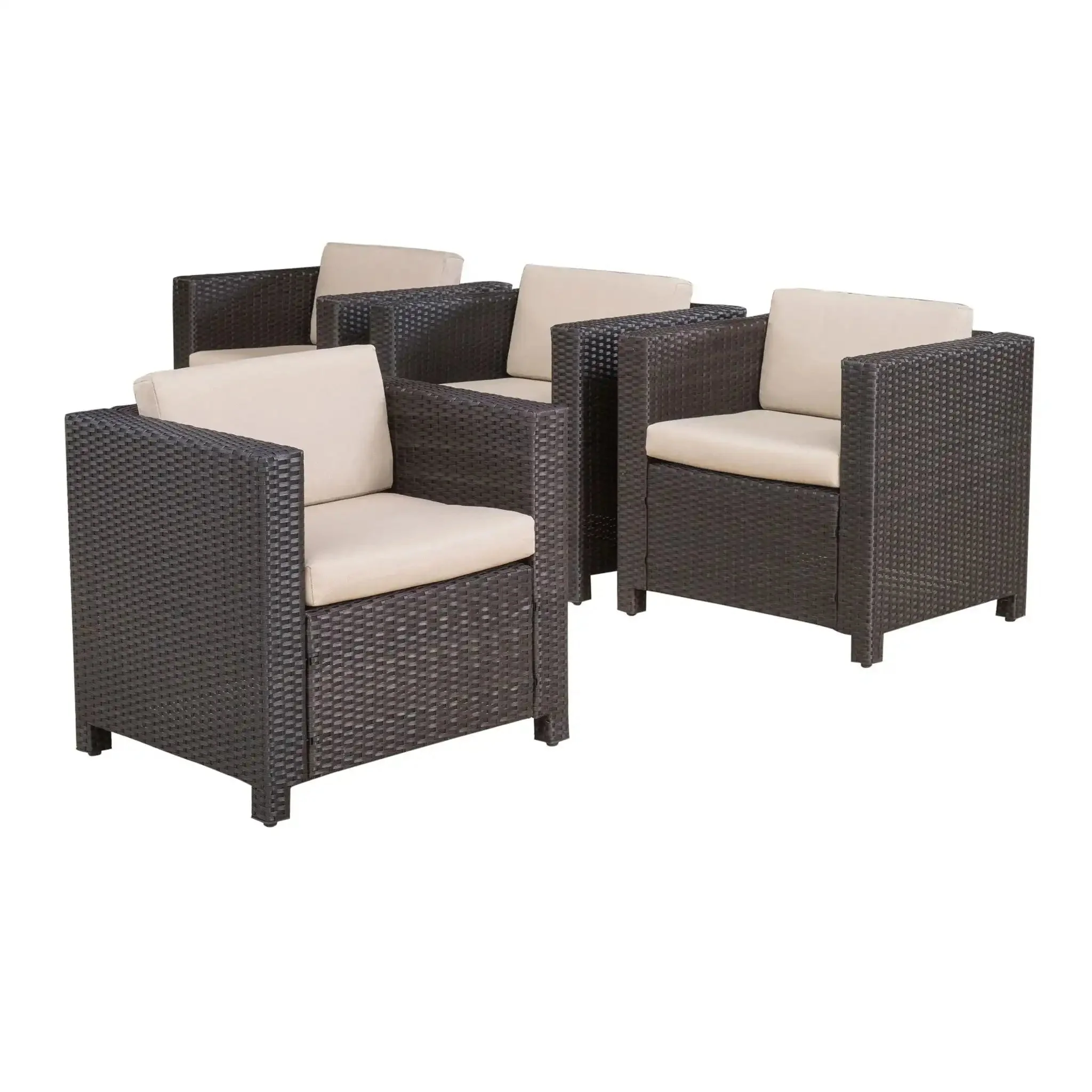 Stylish Outdoor Club Chair With Weather Resistant Cushions - Image 2
