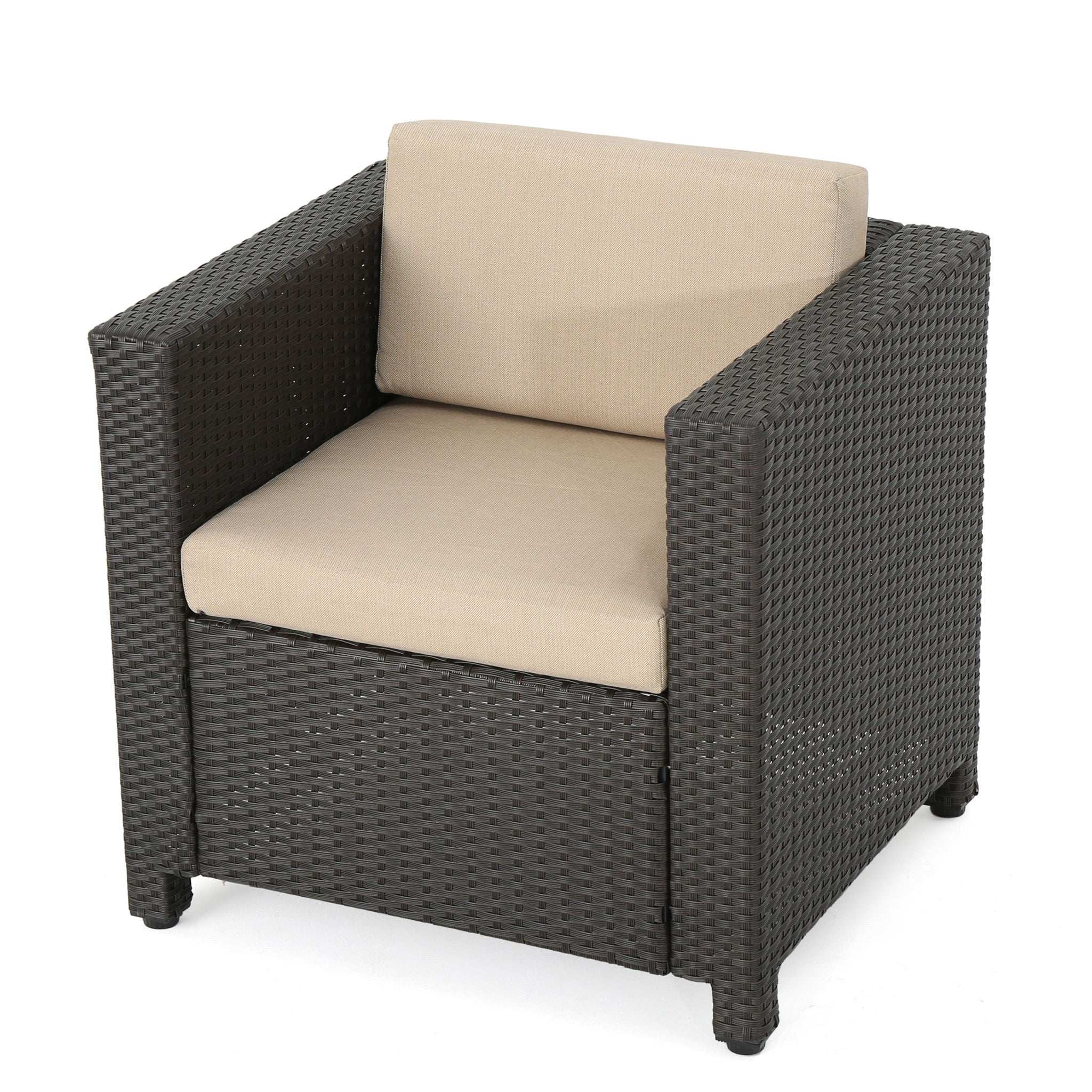 Stylish Outdoor Club Chair With Weather Resistant Cushions - Image 3