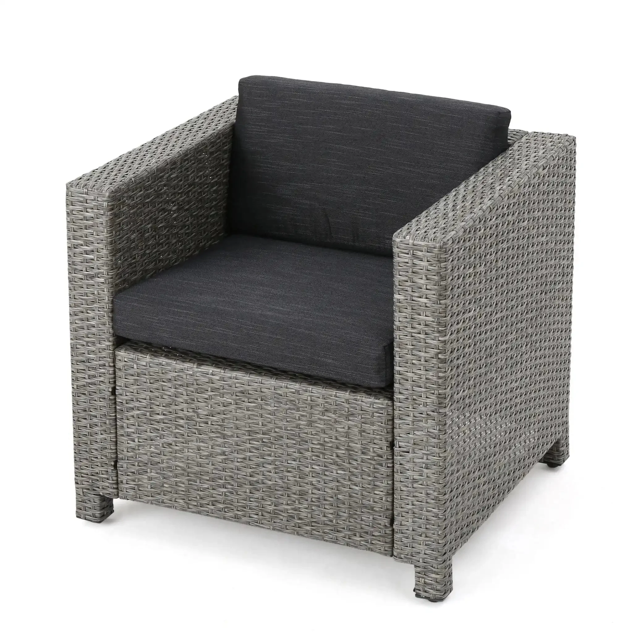 Stylish Outdoor Club Chair With Weather Resistant Cushions - Image 4