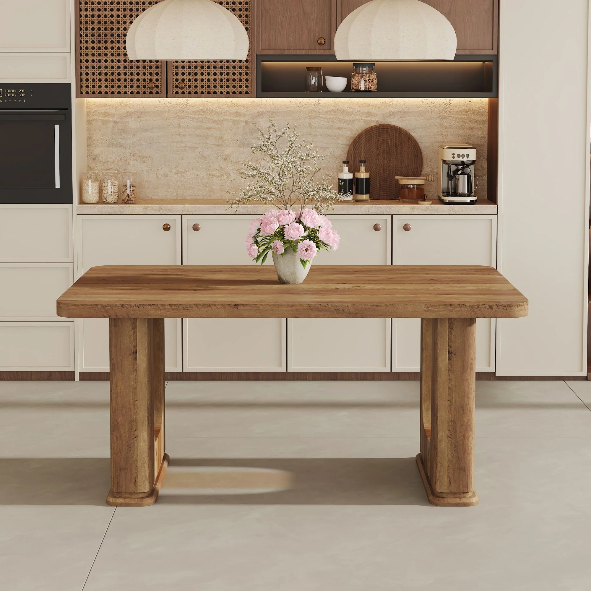Stylish Versatile Textured Dining Table - Image 3