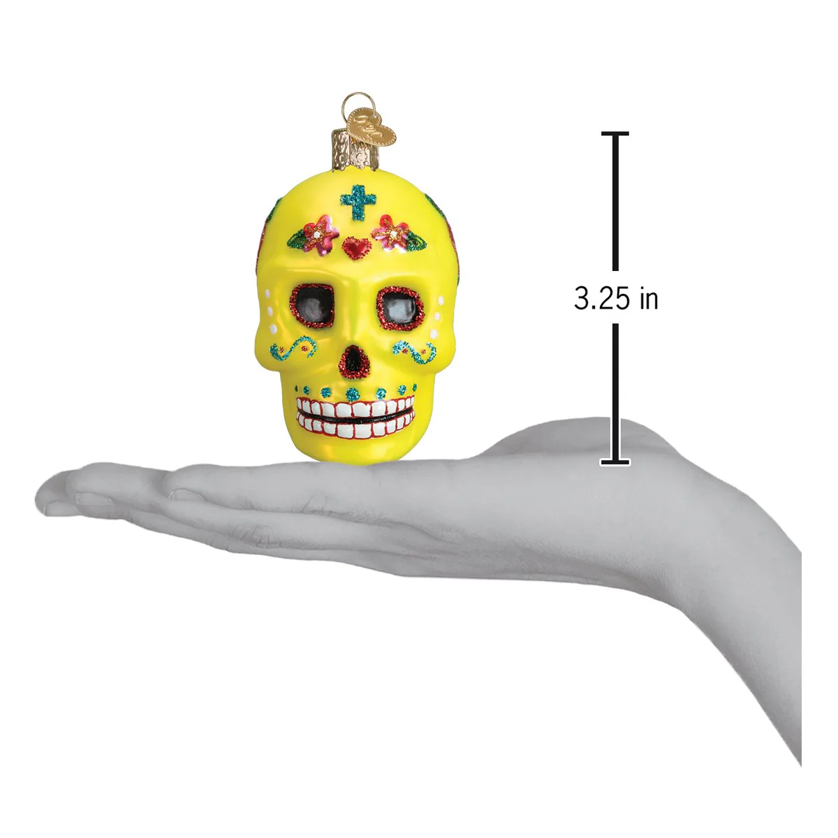 Sugar Skull Ornament - Image 6