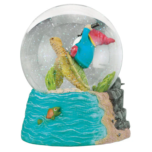 Summer Coastal Gnome Snow Globe - Image 3