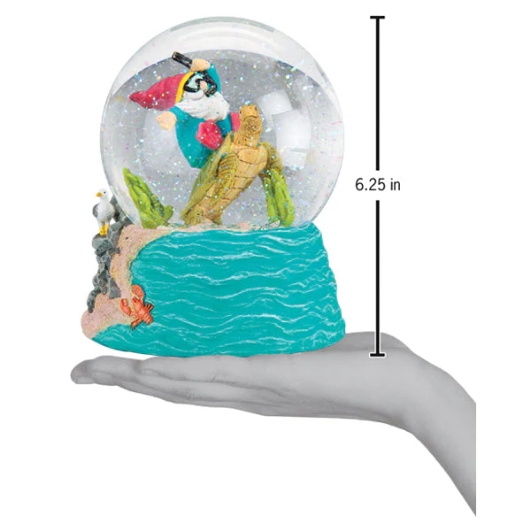 Summer Coastal Gnome Snow Globe - Image 5