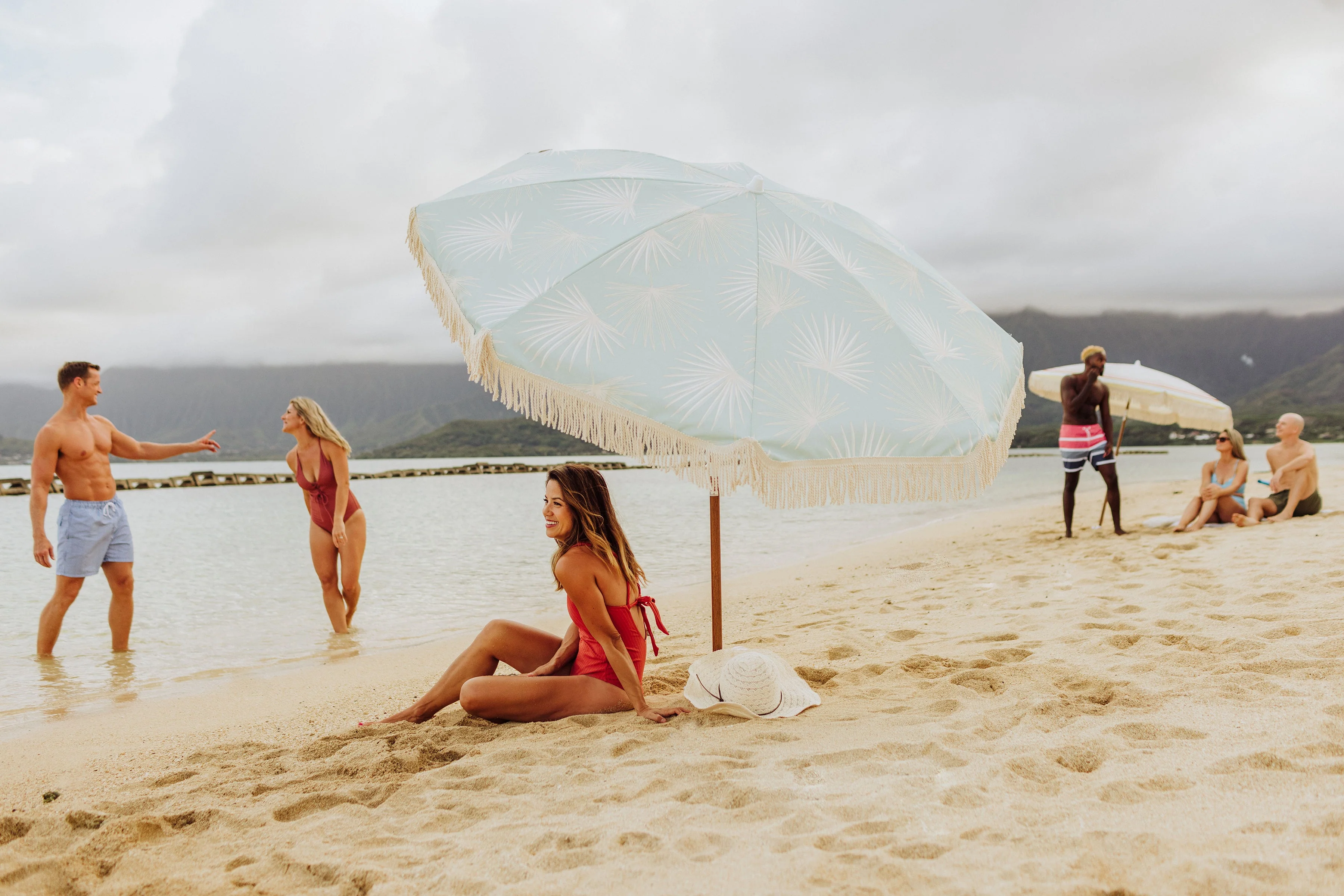 Summerland 6.5 ft. Portable Beach Umbrella - Image 124