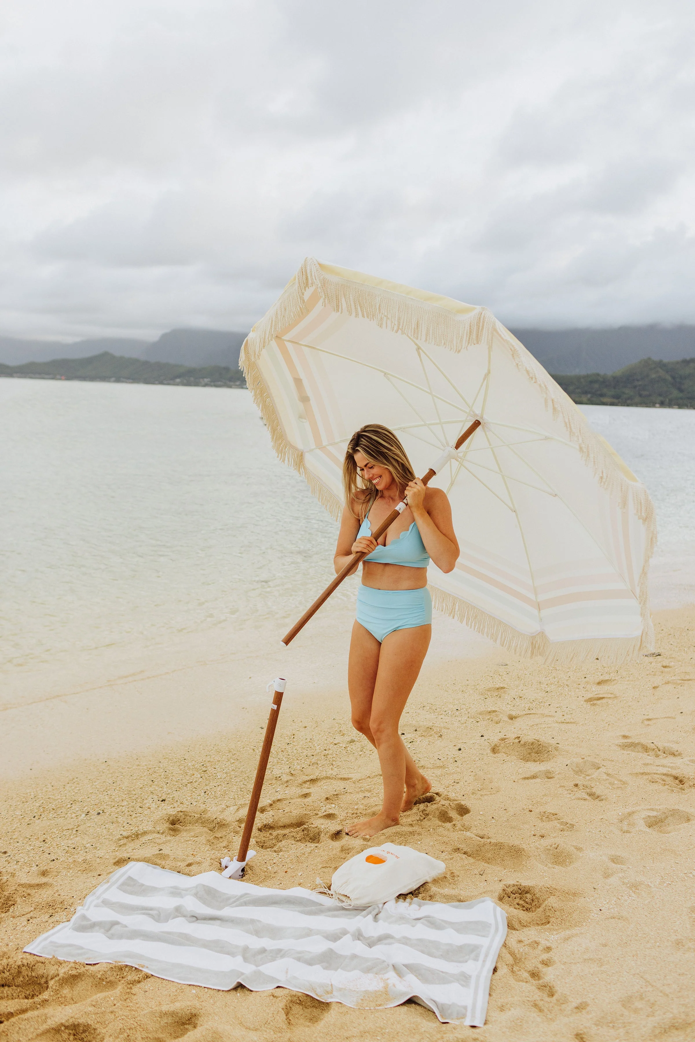 Summerland 6.5 ft. Portable Beach Umbrella - Image 153