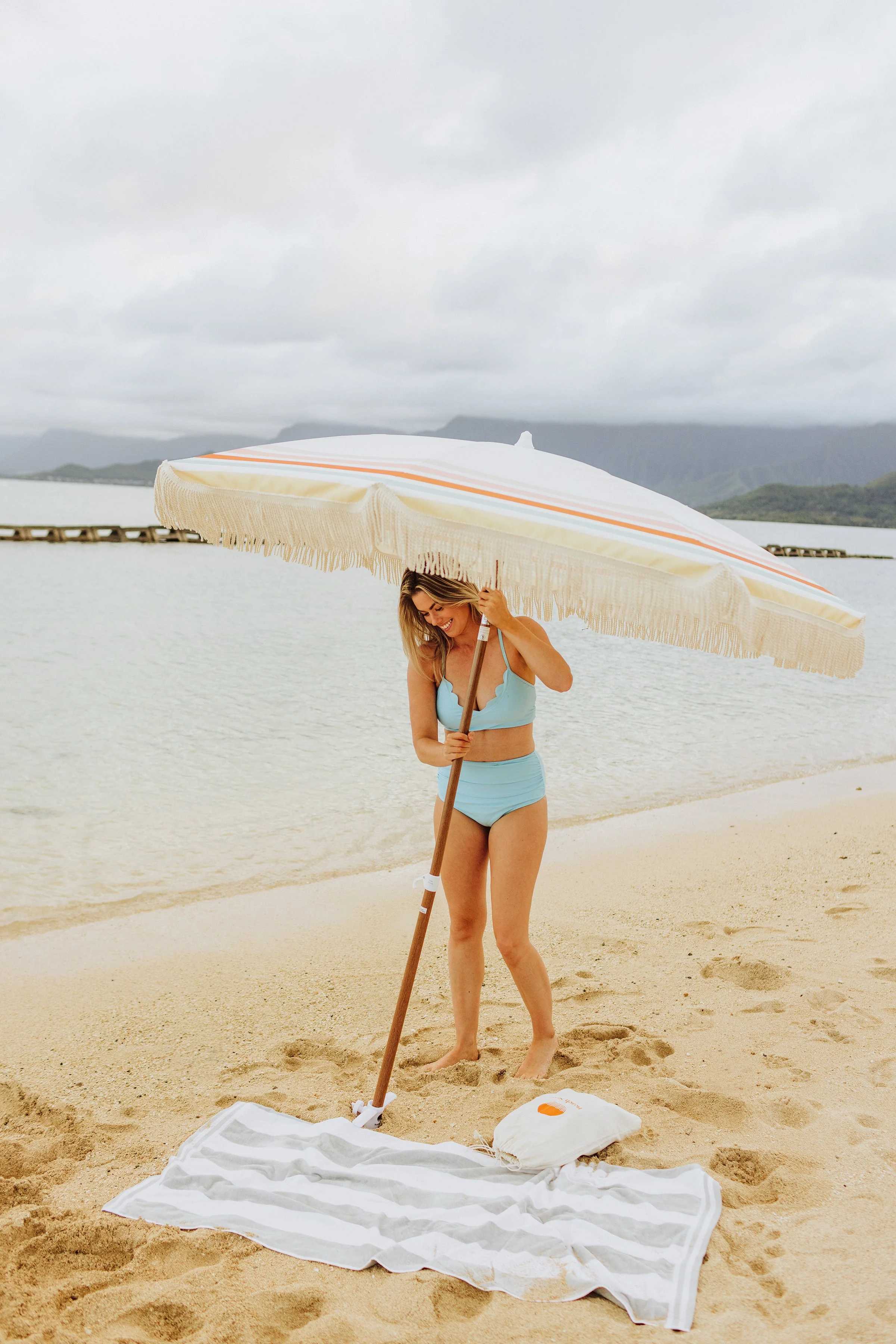 Summerland 6.5 ft. Portable Beach Umbrella - Image 162