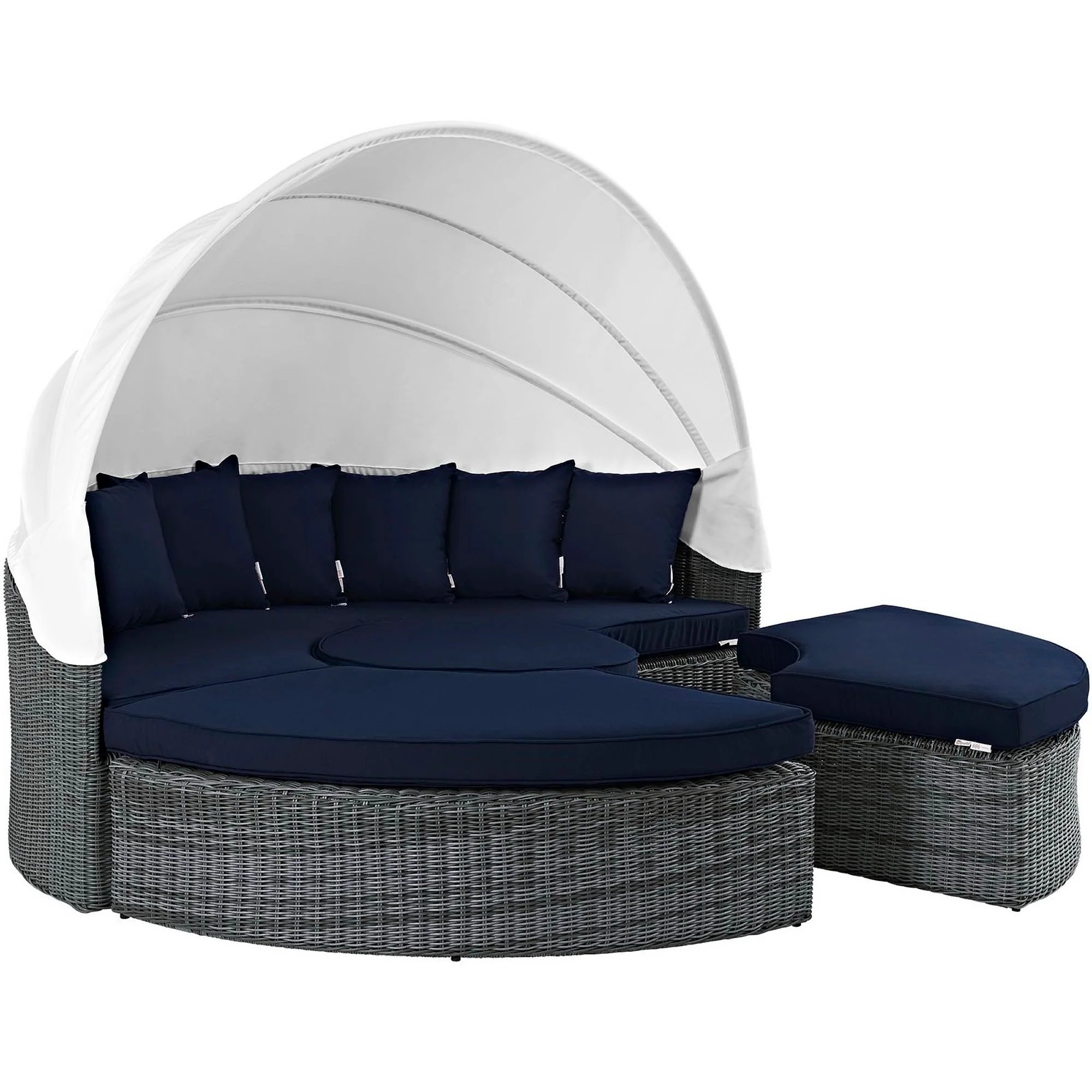 Summon Canopy Outdoor Patio Sunbrella Daybed by Modway - Image 2