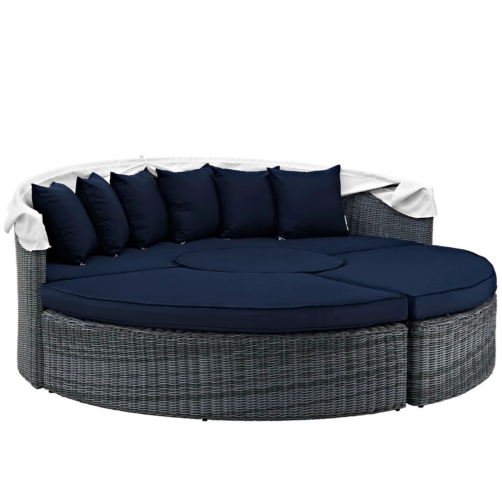 Summon Canopy Outdoor Patio Sunbrella Daybed by Modway - Image 3