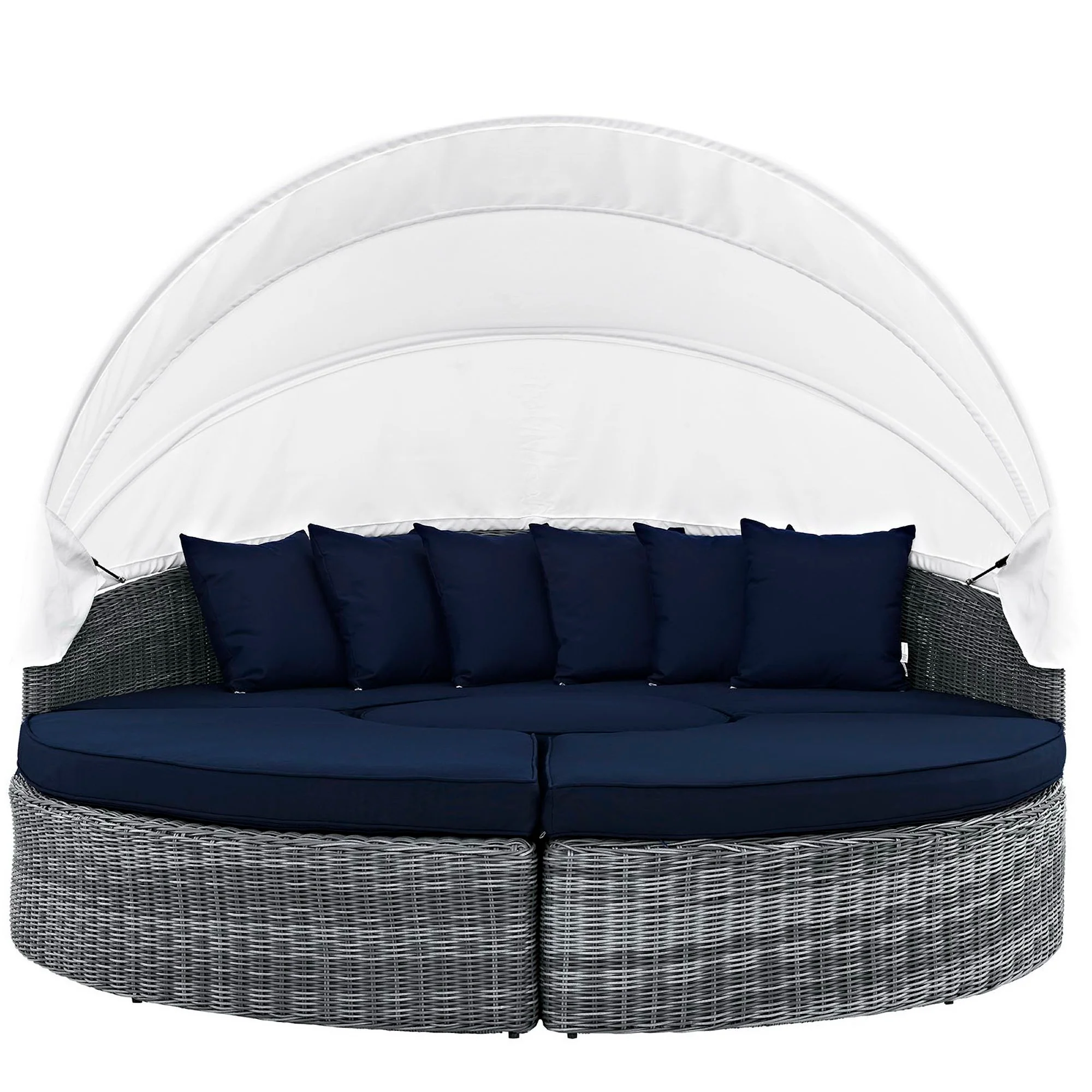Summon Canopy Outdoor Patio Sunbrella Daybed by Modway - Image 4