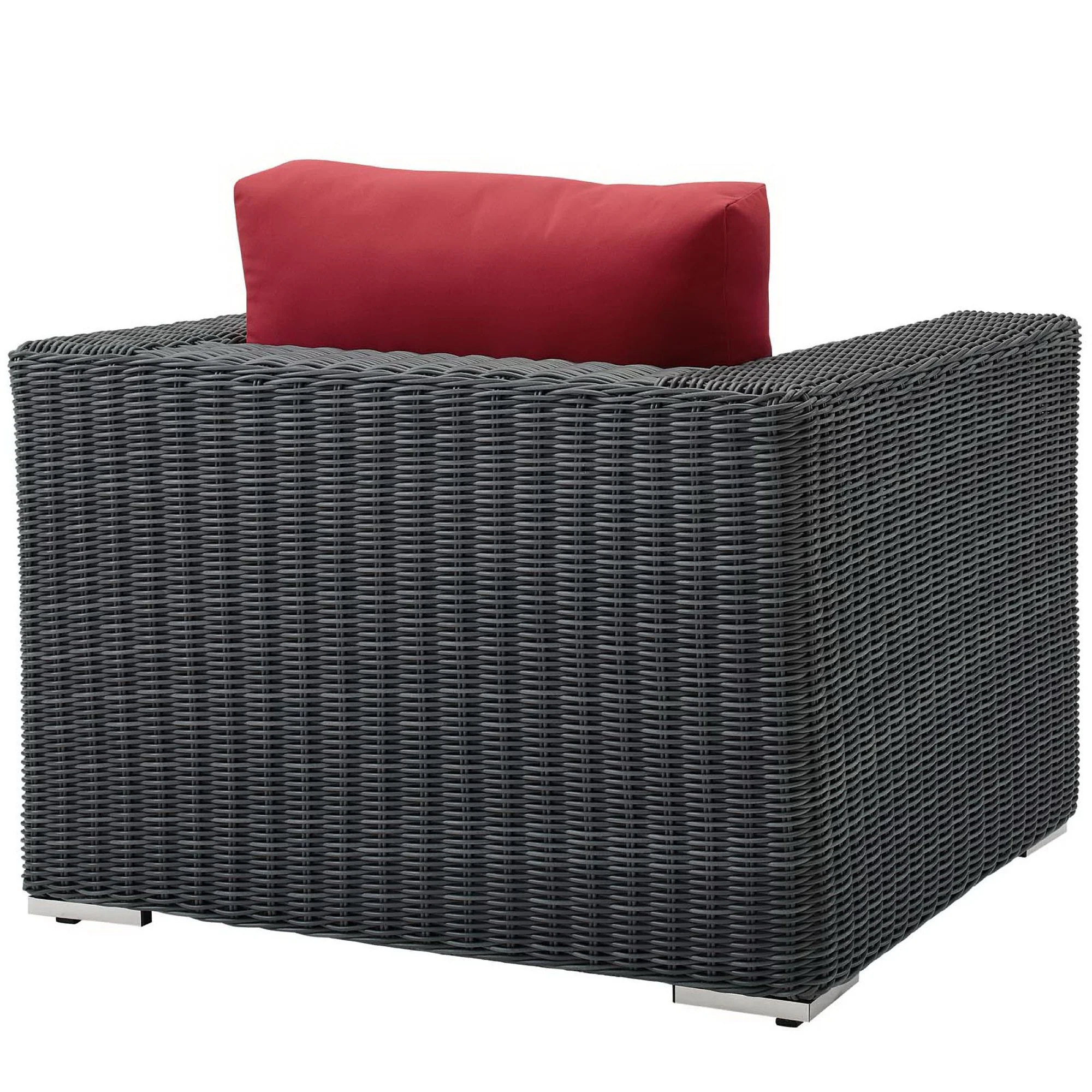 Summon Outdoor Patio Fabric Sunbrella� Armchair by Modway - Image 6