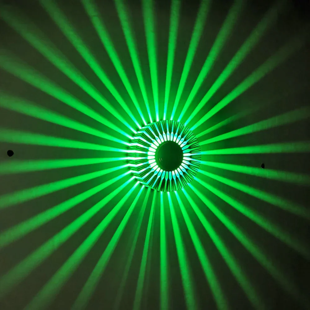 Sunflower LED Wall Lamp RGB Projection Corridor Indoor Creative Light 3W - Image 12