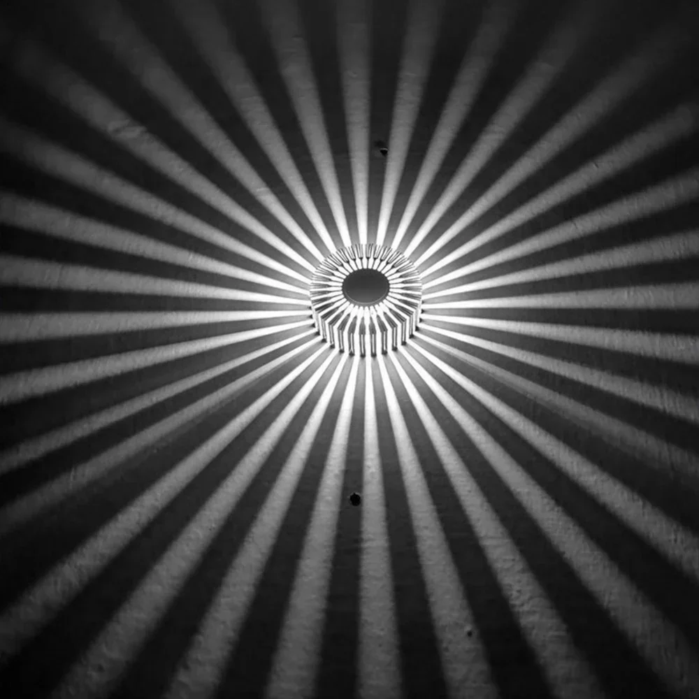 Sunflower LED Wall Lamp RGB Projection Corridor Indoor Creative Light 3W - Image 8