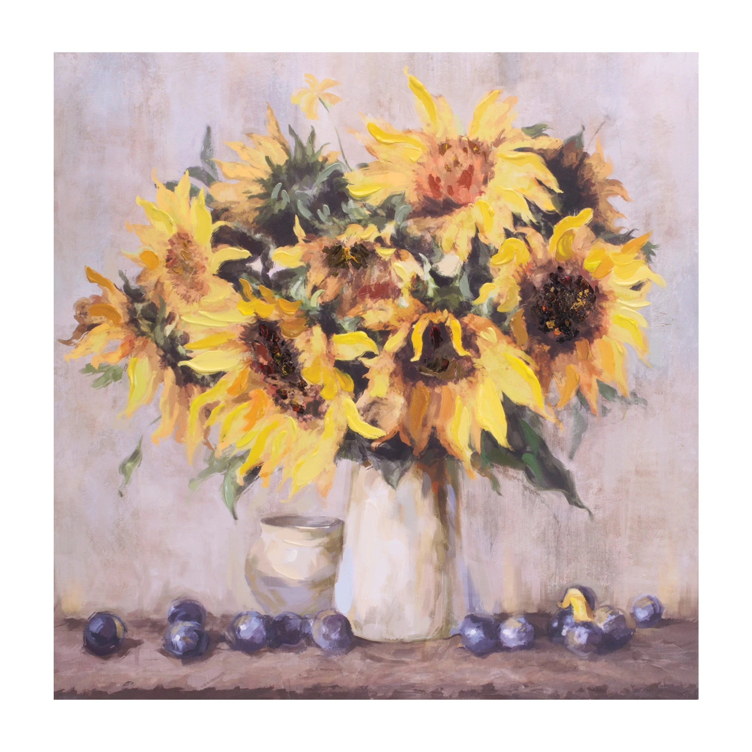 Sunflower Vase Canvas Wall Art 32"L - Image 3