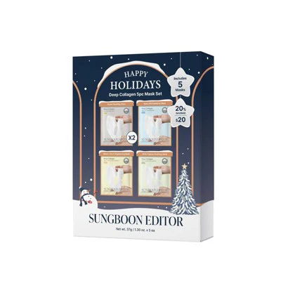 SUNGBOON EDITOR Deep Collagen Overnight Mask Gift Set 5ct - Imperfect Box - Image 2