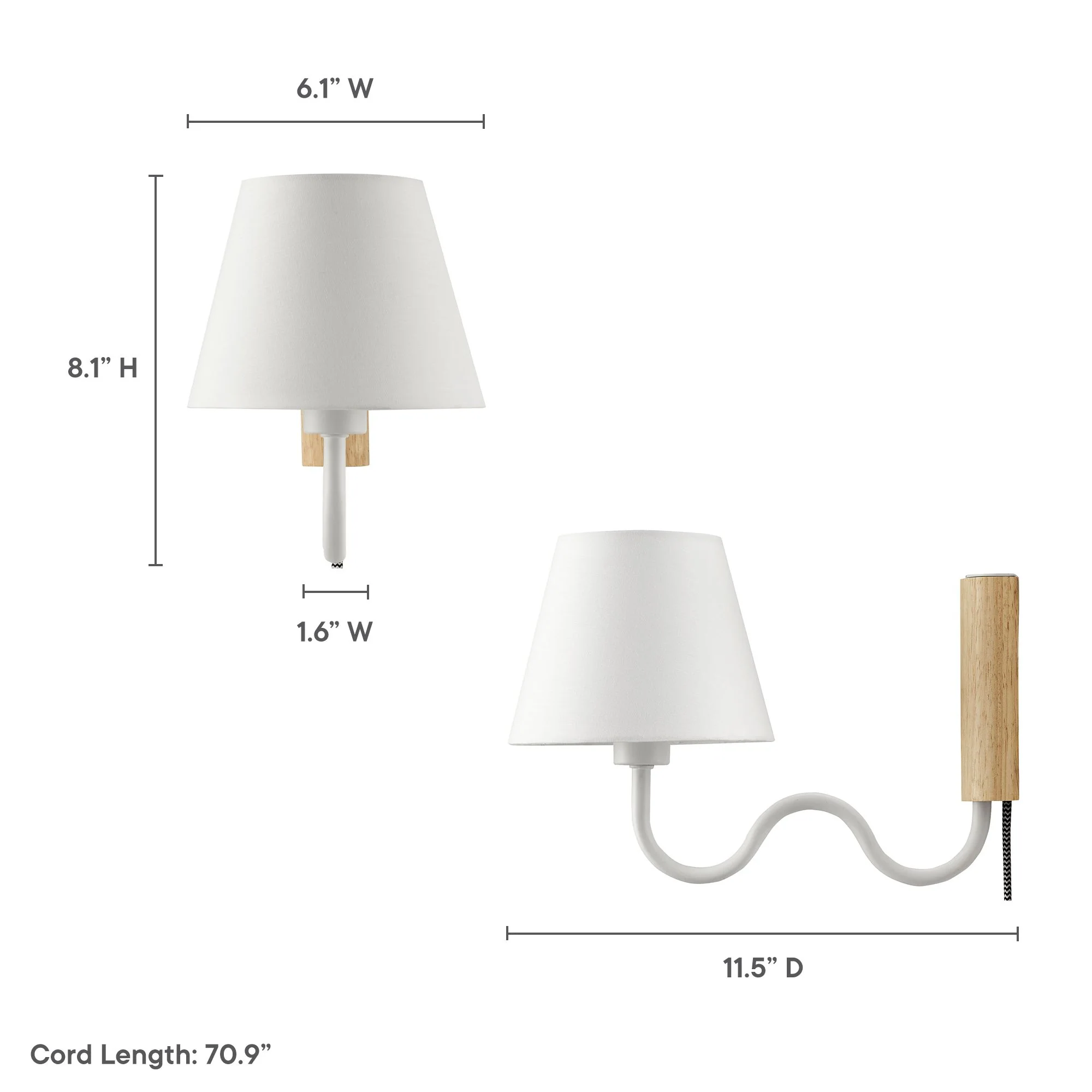 Sunlit Squiggle Arm Wall Sconce by Modway - Image 13