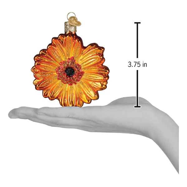 Sunset Gerbera Daisy Ornament by Old World Christmas - Image 5