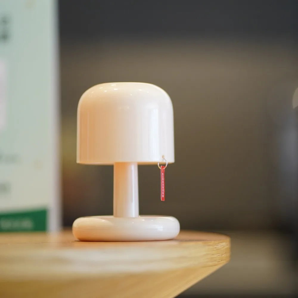 Sunset Night Lamp Mushroom LED Rechargeable Mini Desktop Light for Home Bedroom Decor - Image 3