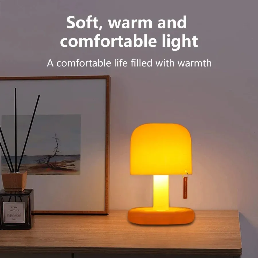 Sunset Night Light LED Table Lamp – Mini USB Rechargeable Mood Desk Bedside Lamp - Image 5