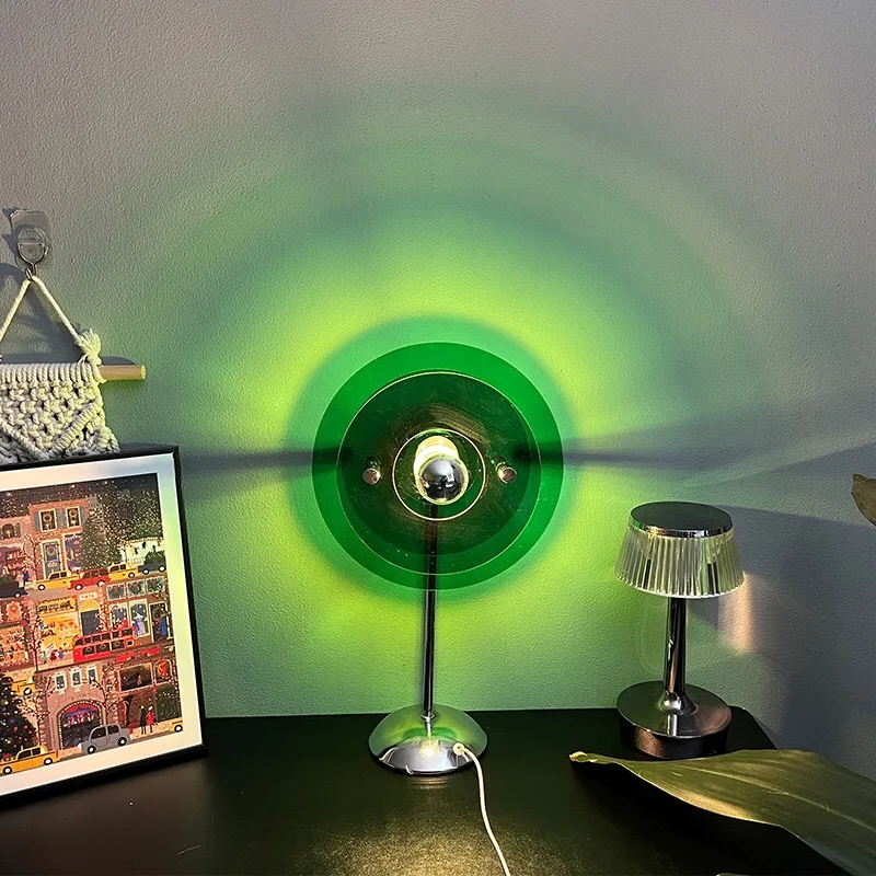 Sunset Projection Lamp Rainbow LED Night Light USB Photography Wall Decor - Image 6