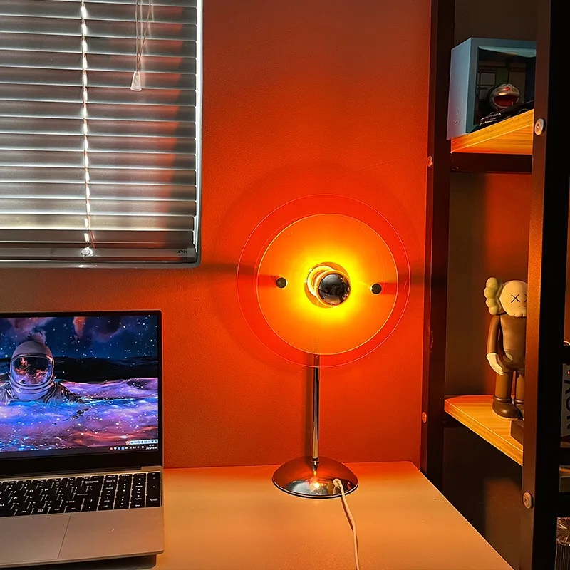 Sunset Projection Lamp Rainbow LED Night Light USB Photography Wall Decor - Image 9