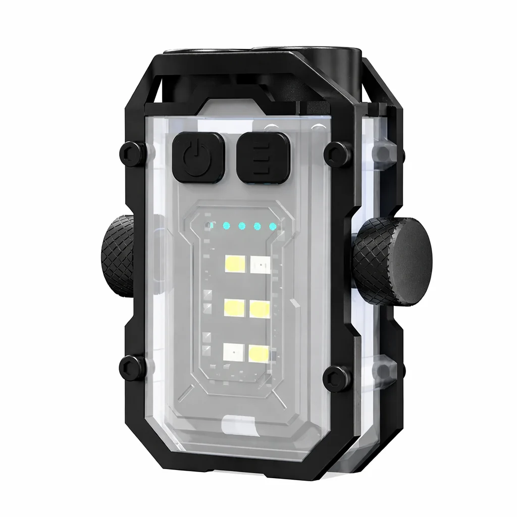 Super Bright Pocket LED Flashlight Magnetic COB Mini Keychain EDC Rechargeable Torch
