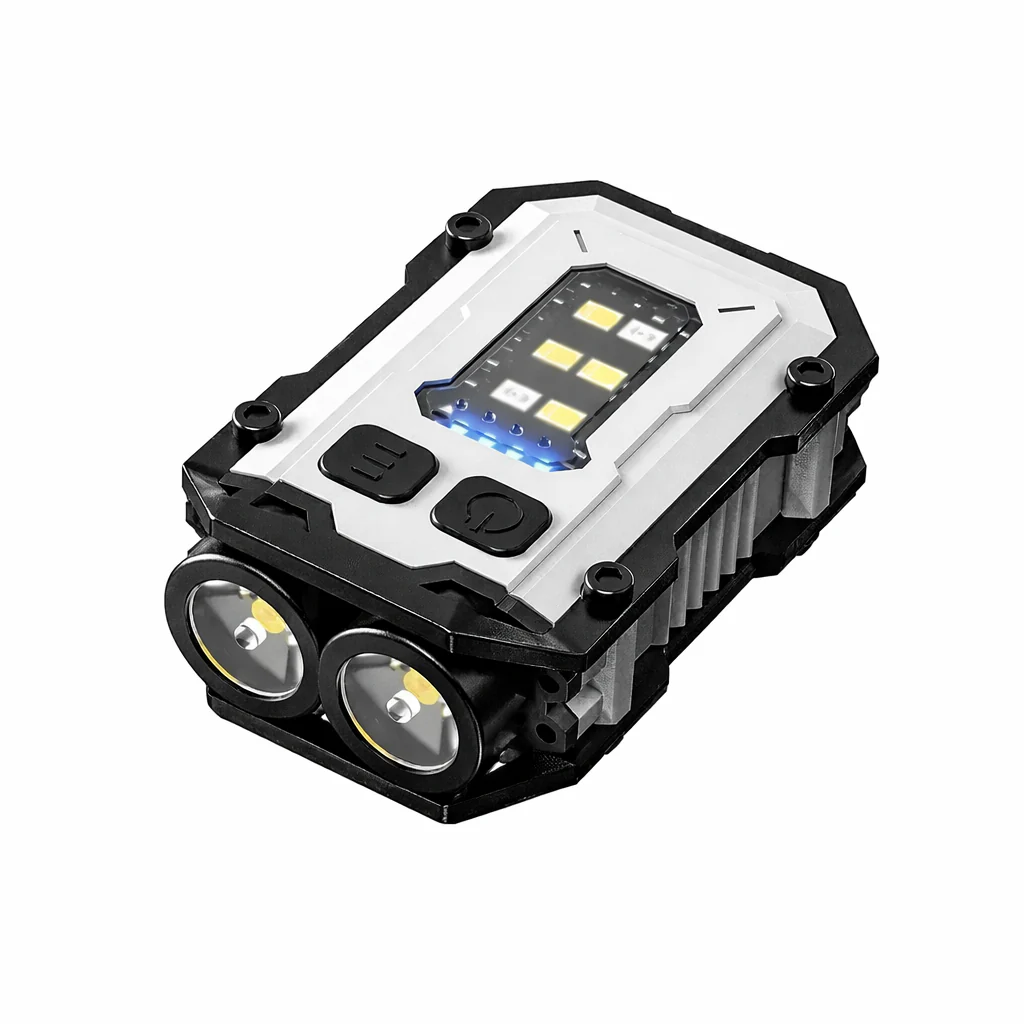 Super Bright Pocket LED Flashlight Magnetic COB Mini Keychain EDC Rechargeable Torch - Image 2