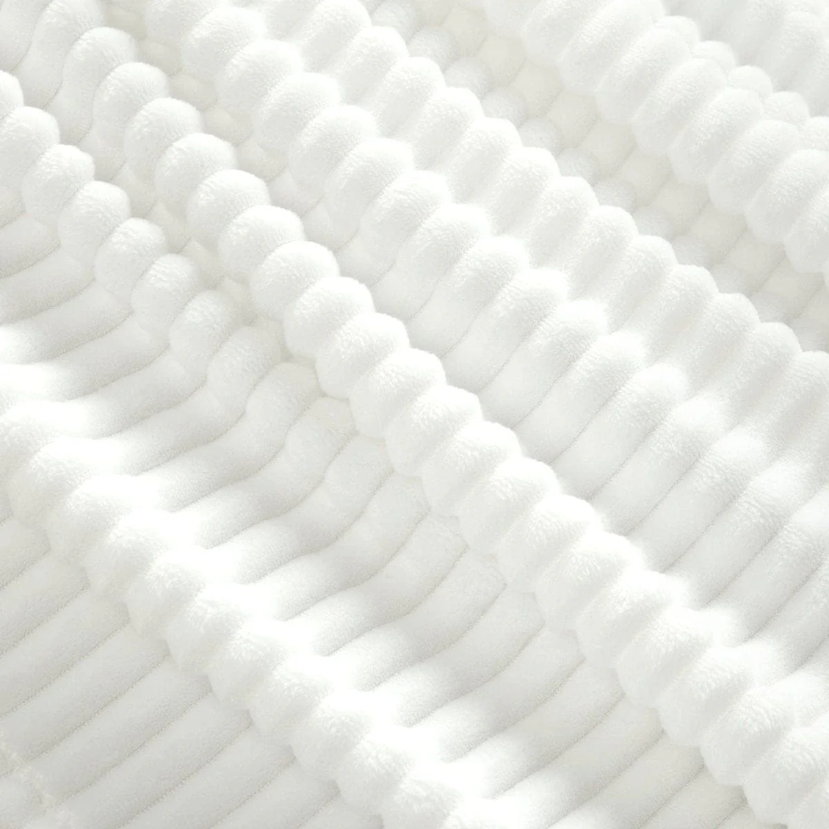 Super Cozy Ultra Soft Ribbed Faux Fur Throw - Image 4