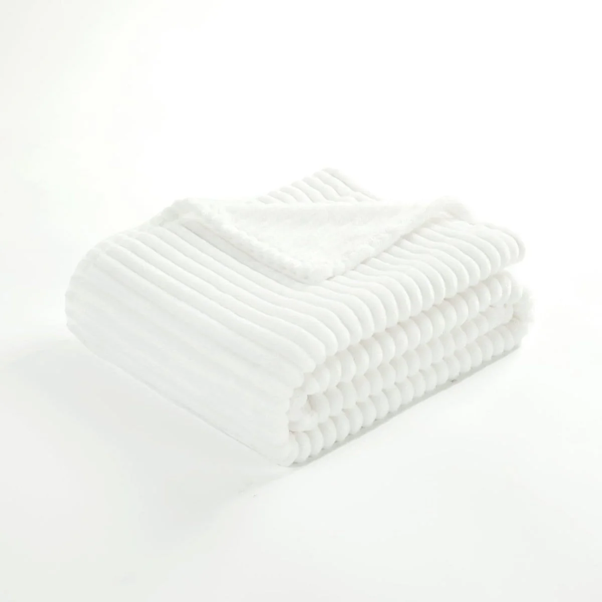 Super Cozy Ultra Soft Ribbed Faux Fur Throw - Image 6