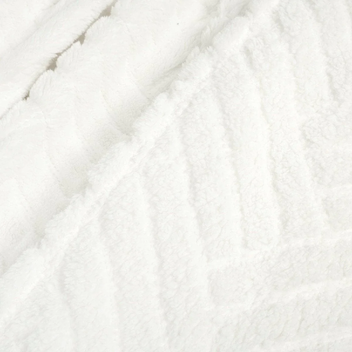 Super Cozy Ultra Soft Sherpa Jacquard Geo Blanket/Bedspread - Image 5