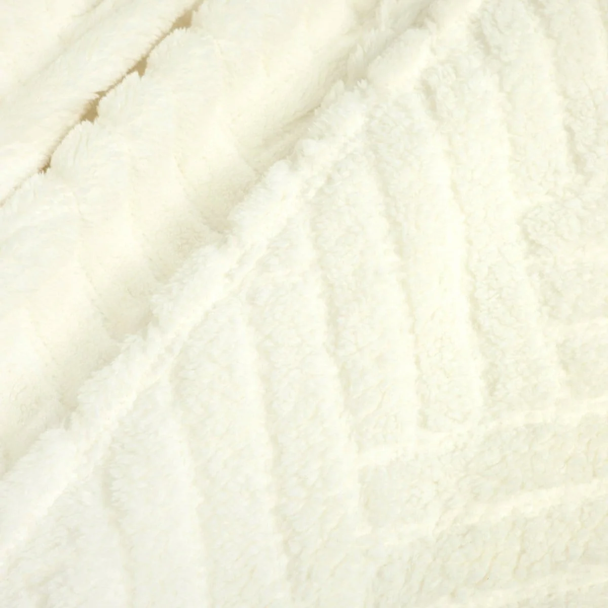 Super Cozy Ultra Soft Sherpa Jacquard Geo Blanket/Bedspread - Image 9