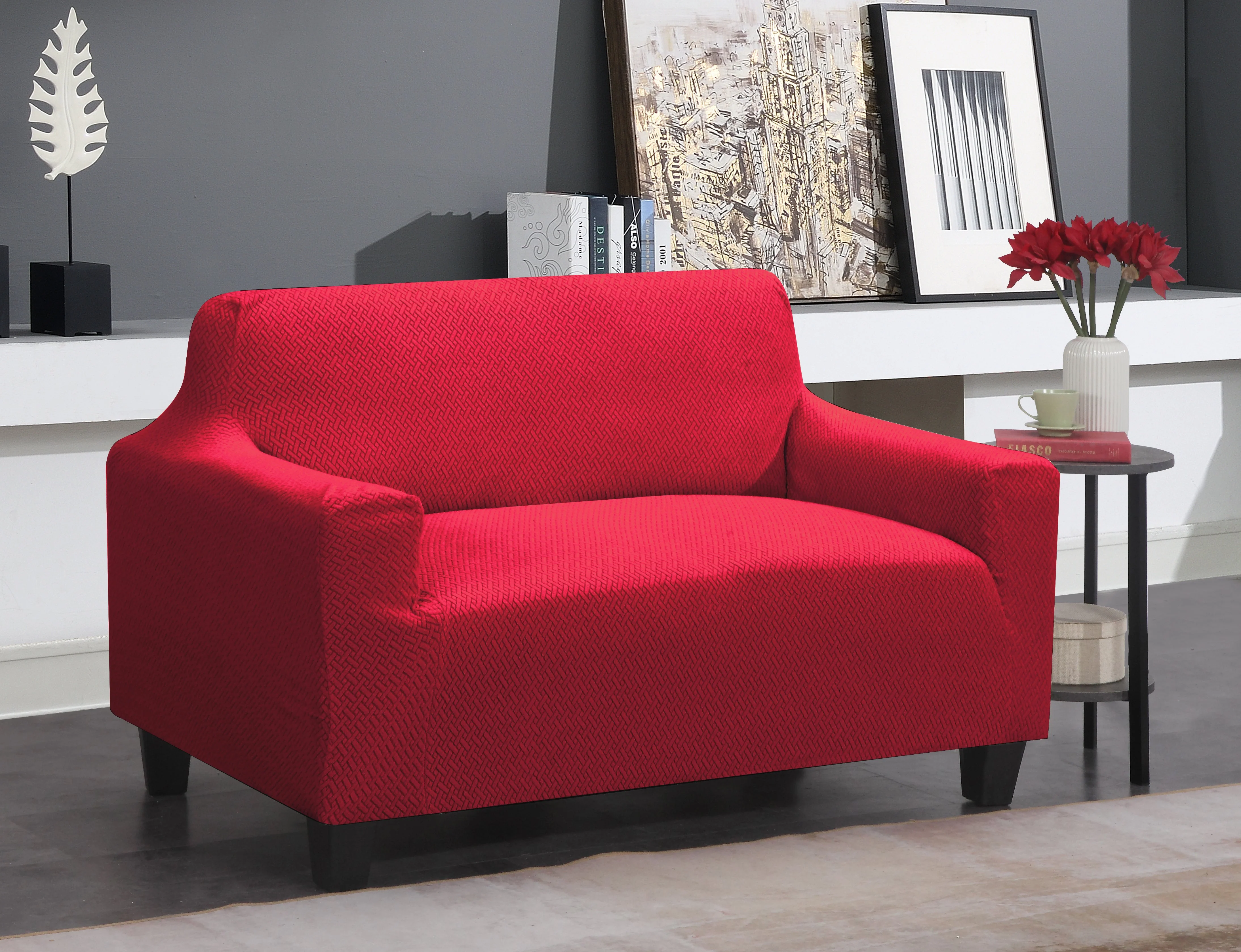 Super Stretch Couch Cover - Comes in 3 Sizes & 5 Colors! - Image 12