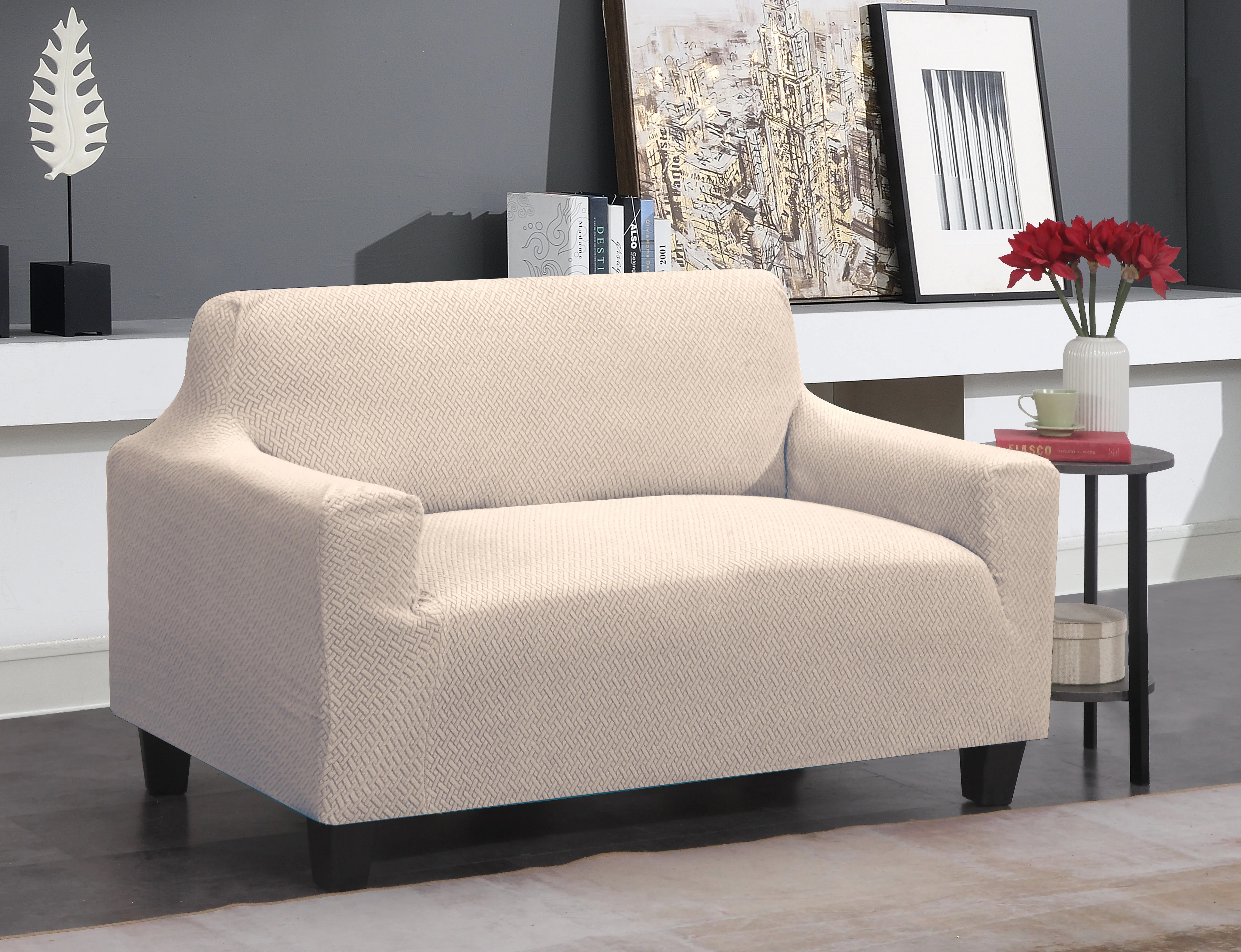 Super Stretch Couch Cover - Comes in 3 Sizes & 5 Colors! - Image 16