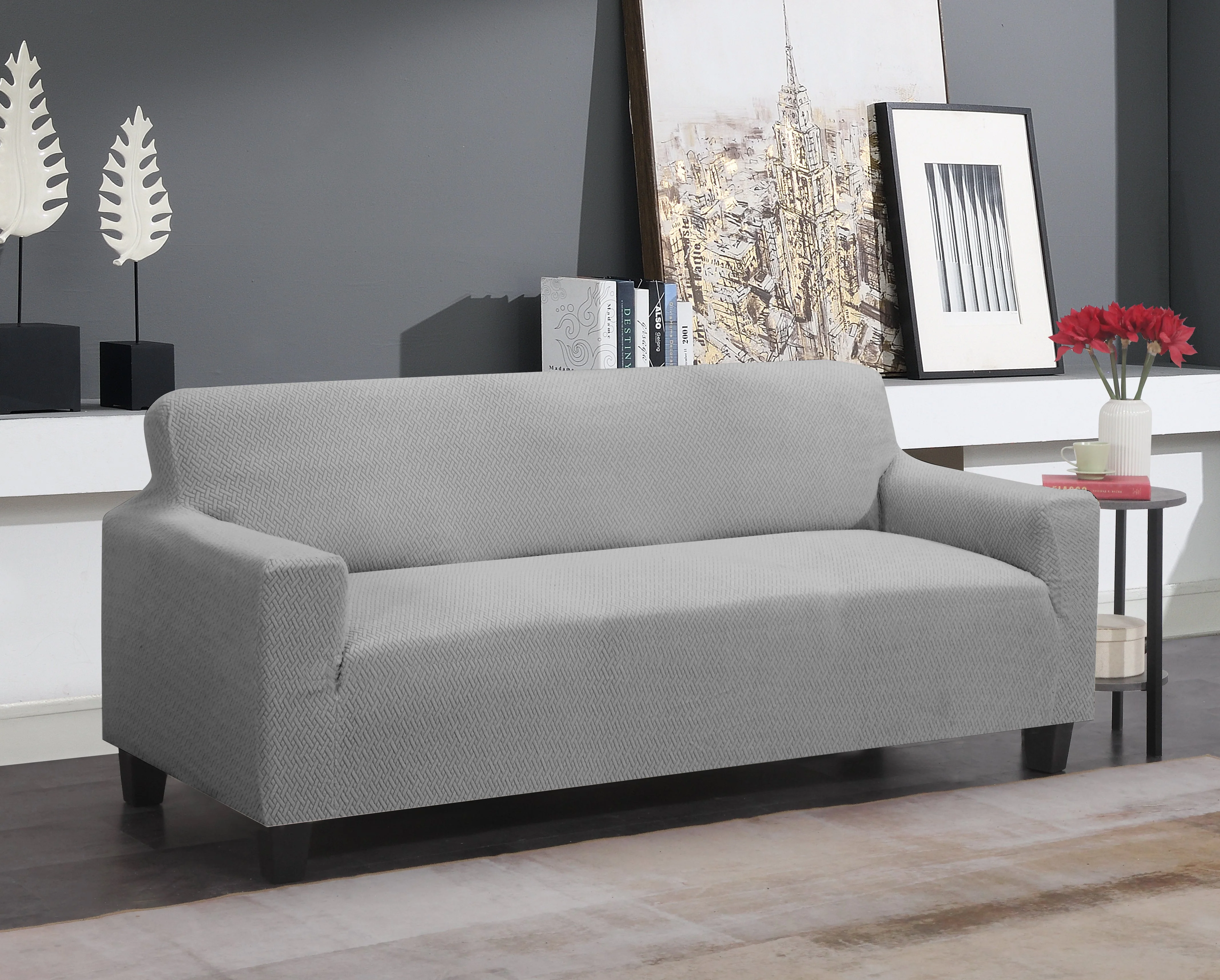 Super Stretch Couch Cover - Comes in 3 Sizes & 5 Colors! - Image 5