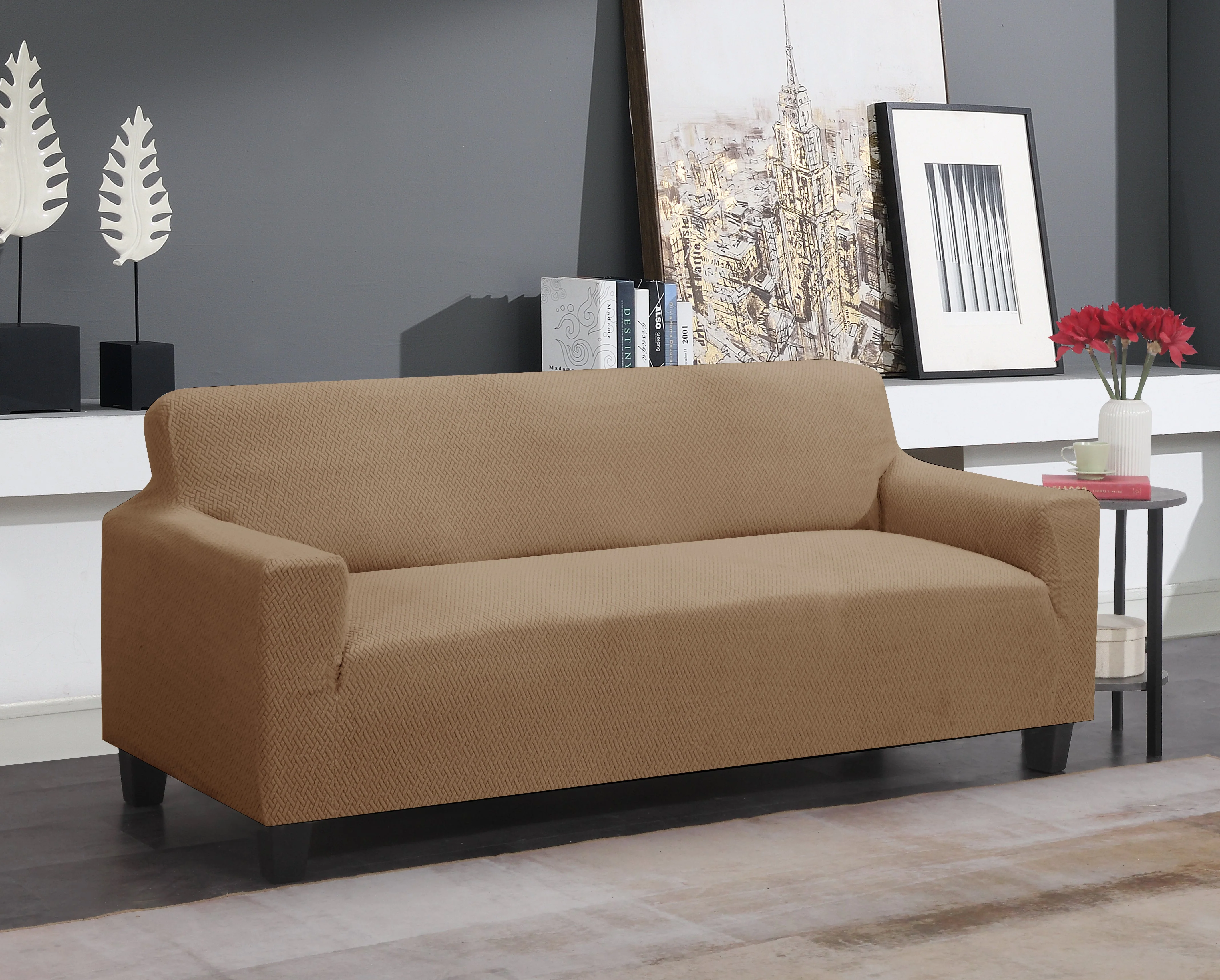 Super Stretch Couch Cover - Comes in 3 Sizes & 5 Colors! - Image 8
