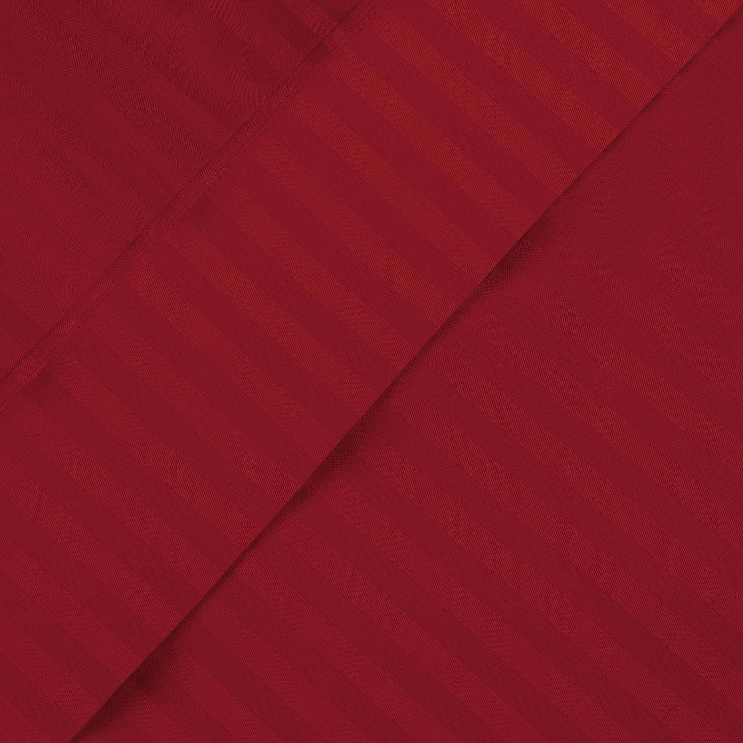 650 Thread Count Egyptian Cotton Sateen Stripe Bed Sheet Set - Image 34