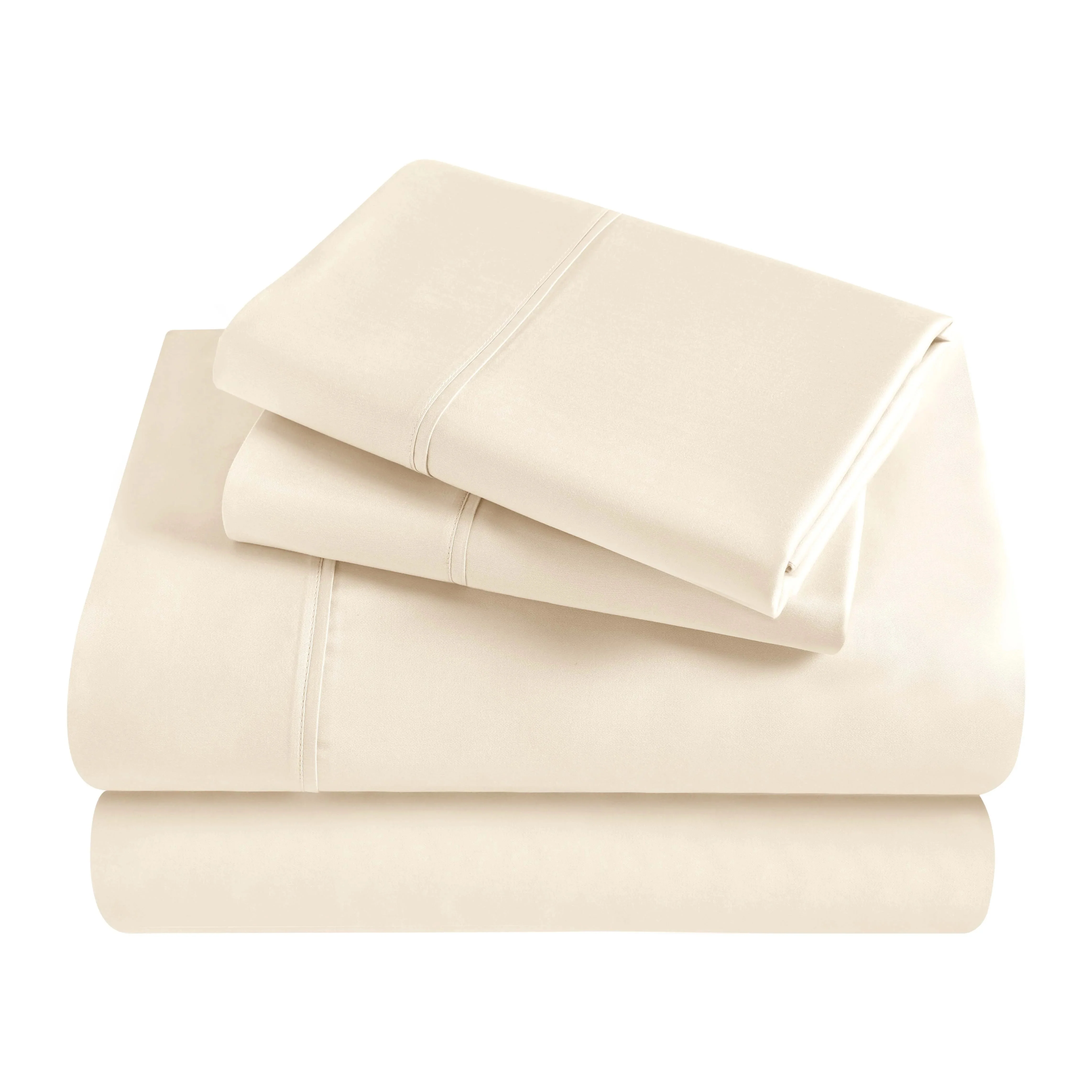 300 Thread Count Egyptian Cotton Sateen Bed Sheet Set - Image 25