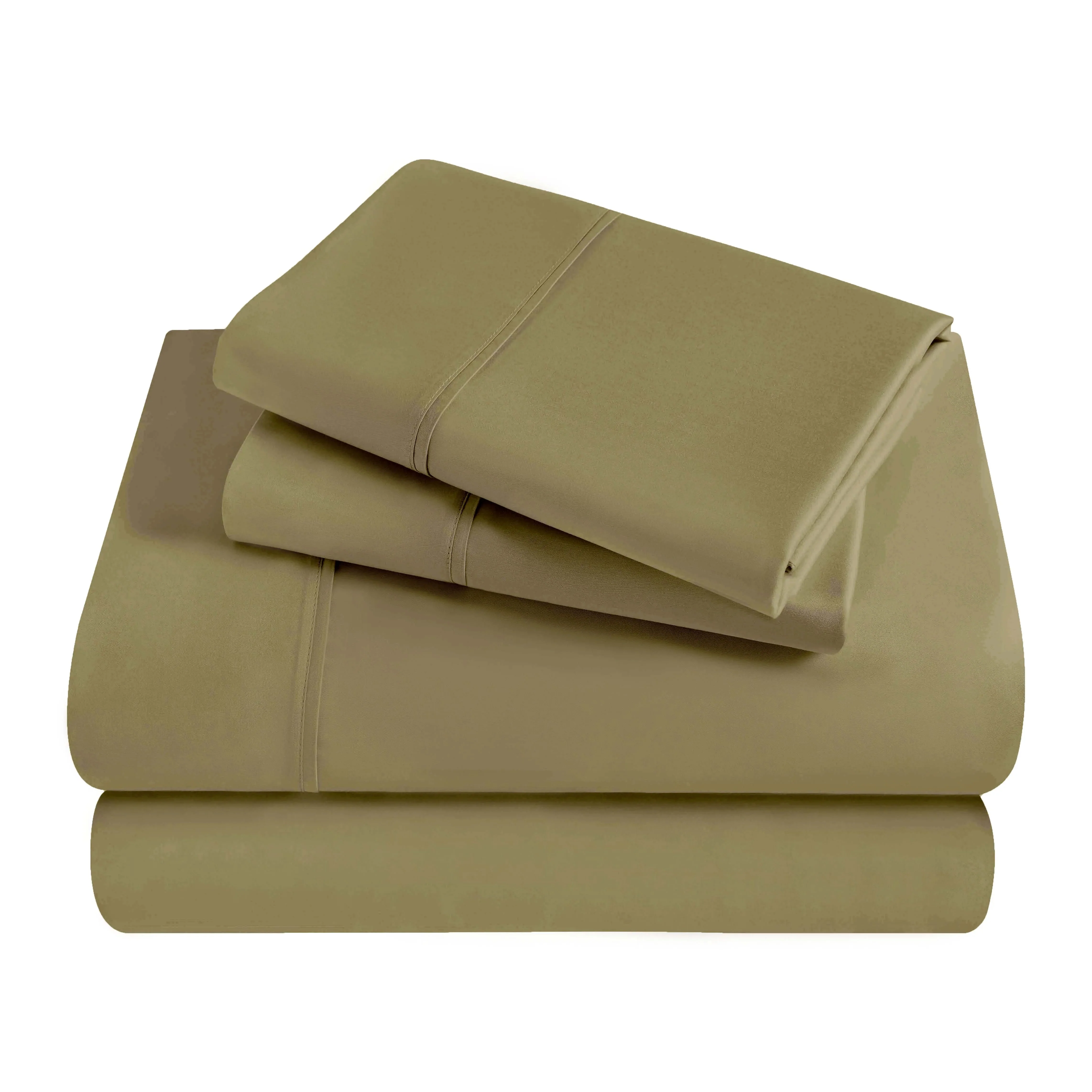 300 Thread Count Egyptian Cotton Sateen Bed Sheet Set - Image 38
