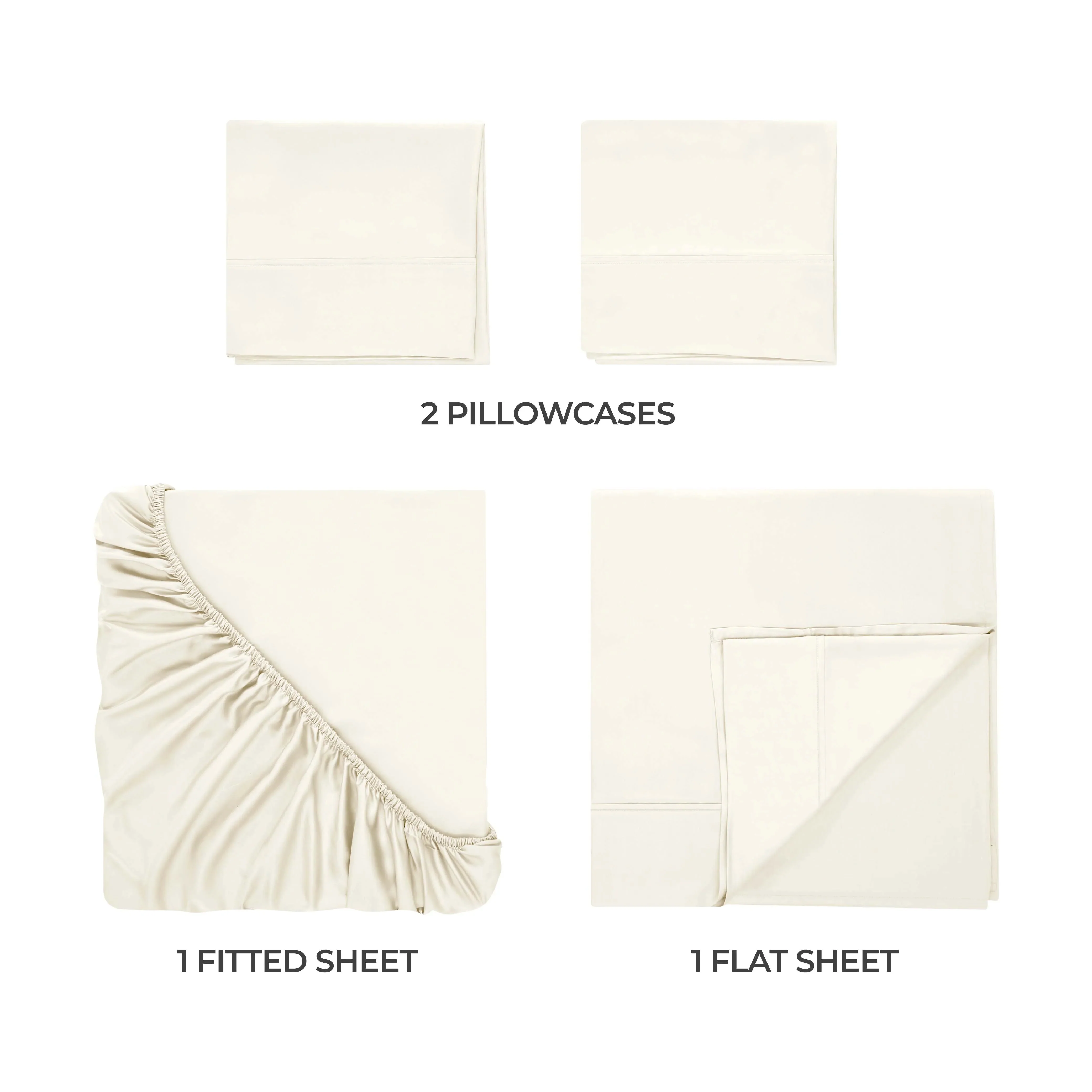 300 Thread Count Egyptian Cotton Sateen Bed Sheet Set - Image 47