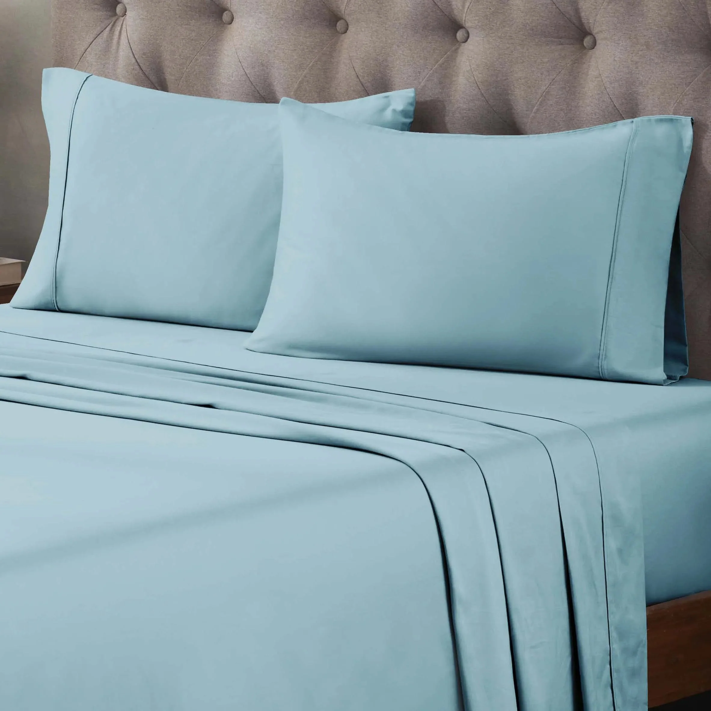 400 Thread Count Egyptian Cotton Sateen Bed Sheet Set - Image 11