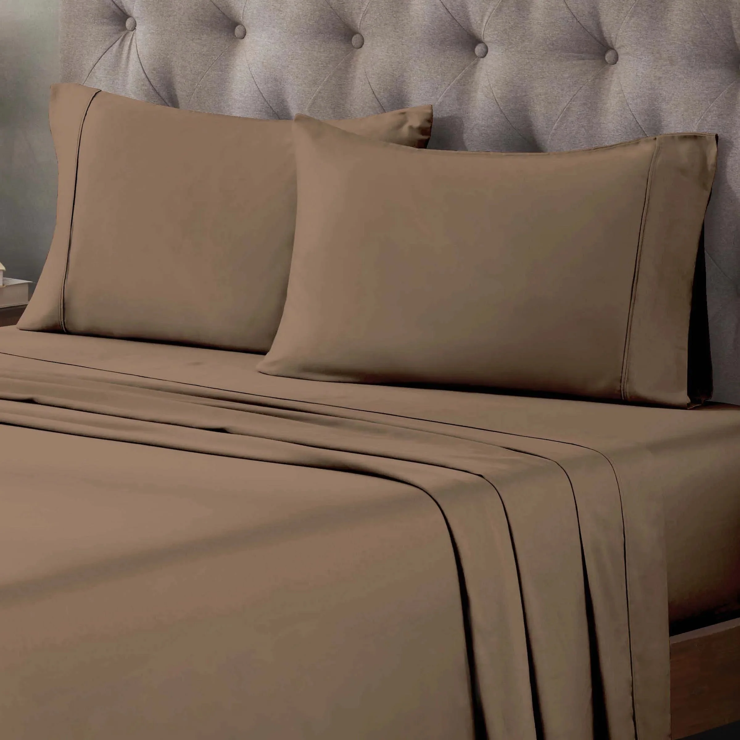 400 Thread Count Egyptian Cotton Sateen Bed Sheet Set - Image 13