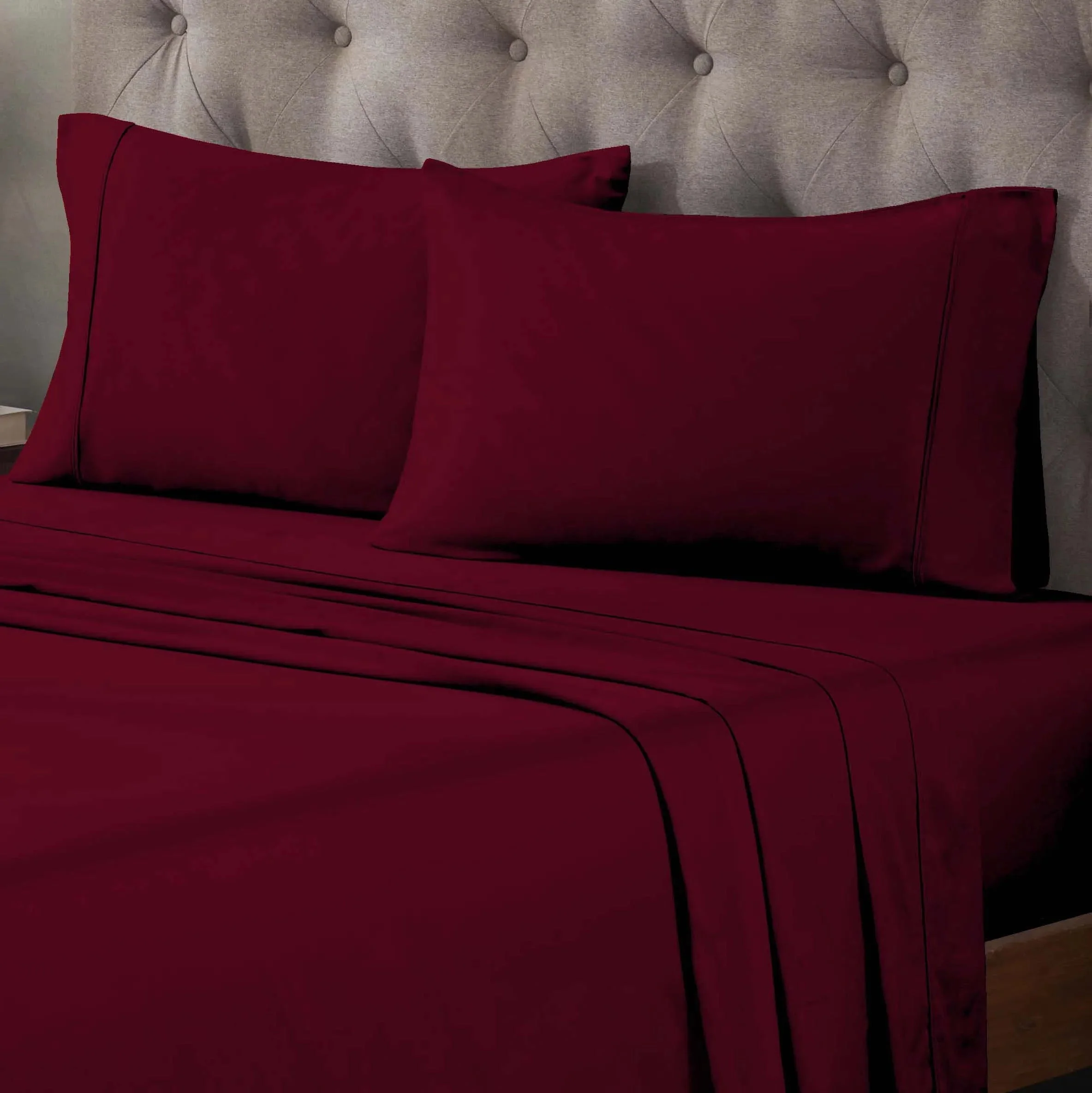 400 Thread Count Egyptian Cotton Sateen Bed Sheet Set - Image 14