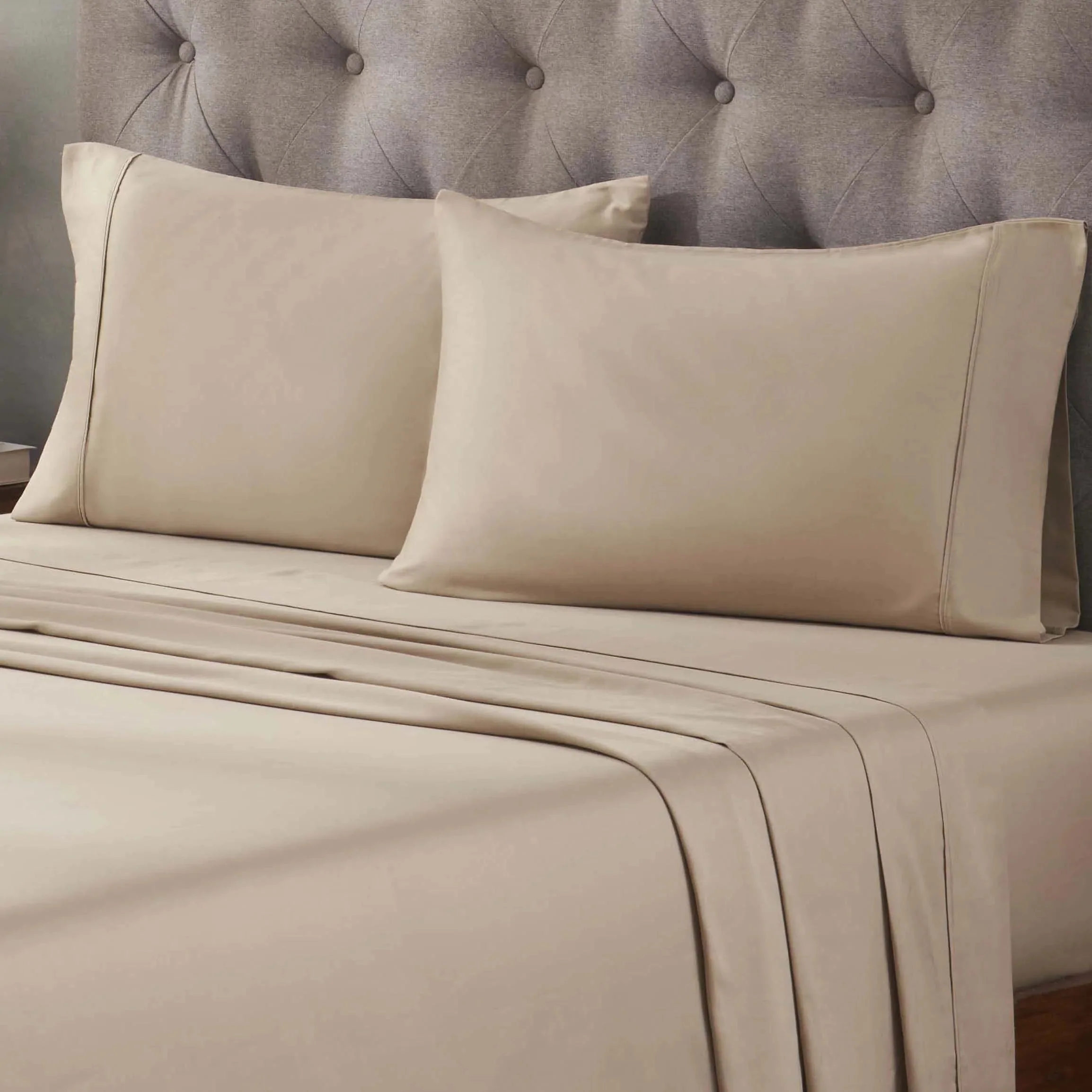 400 Thread Count Egyptian Cotton Sateen Bed Sheet Set - Image 7