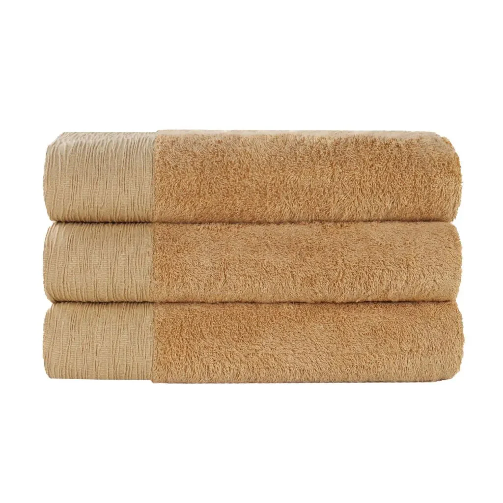 Rayon from Bamboo Eco-Friendly Fluffy Soft Solid Bath Towel Set of 3 - Image 12