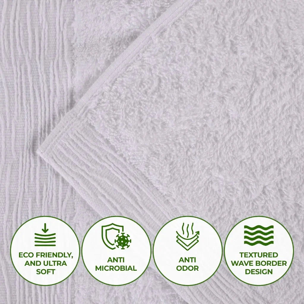 Rayon from Bamboo Eco-Friendly Fluffy Soft Solid Bath Towel Set of 3 - Image 50