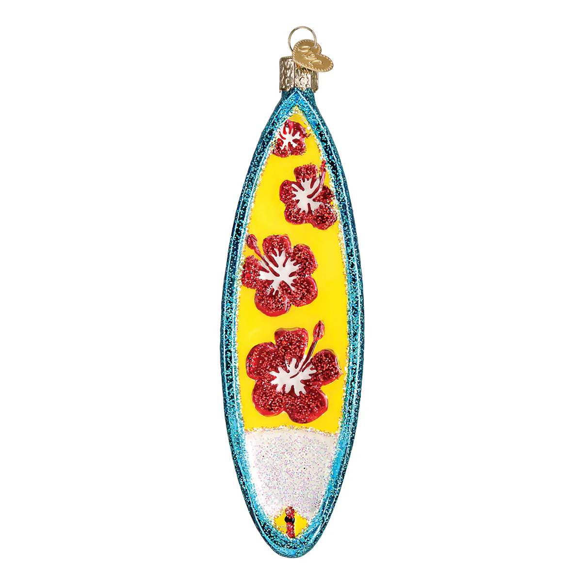 Surfboard Ornament 6x1.75x1.75 Inches by Old World Christmas - Image 3