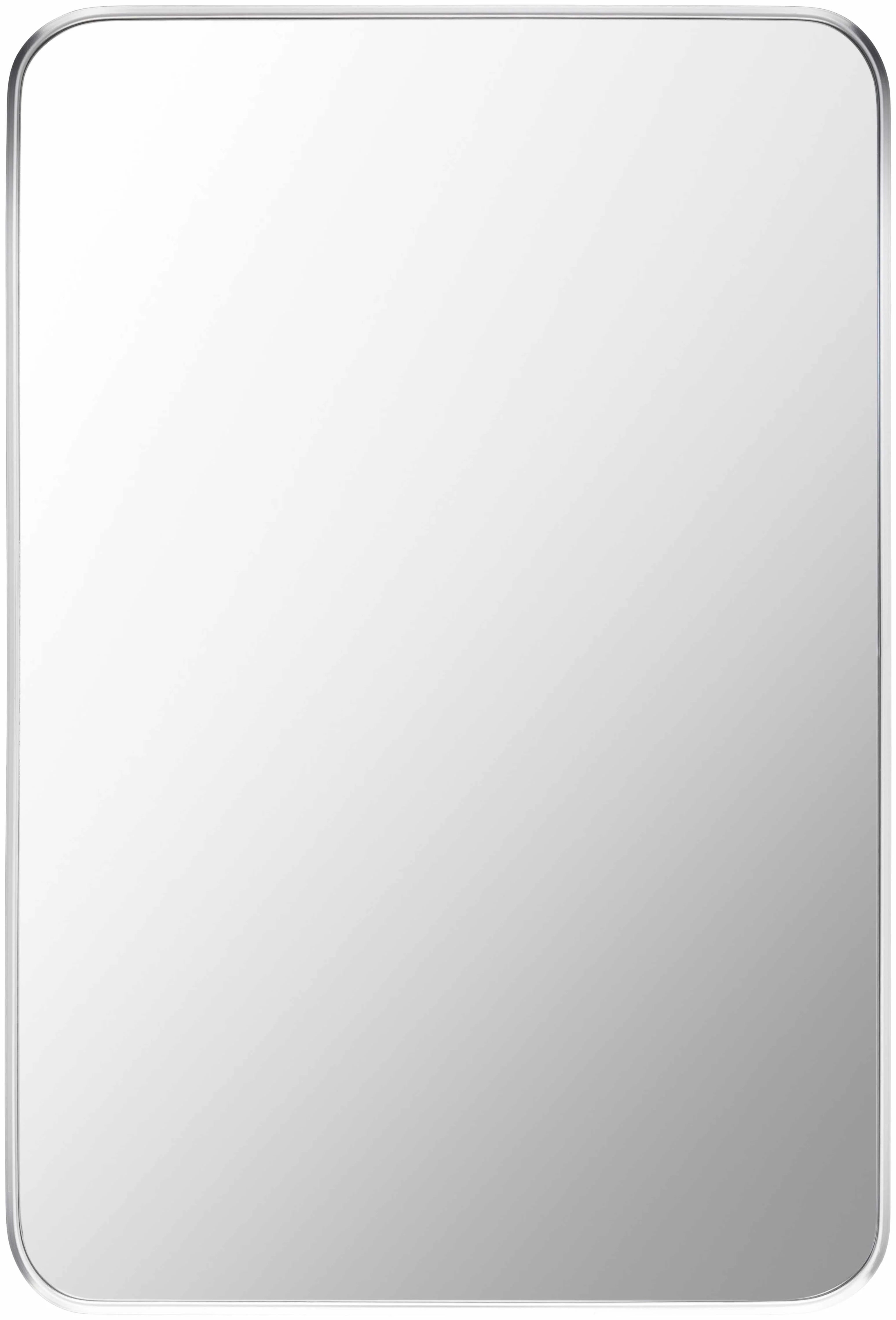 Sustinente Silver Gray Carved Mirror - Image 3