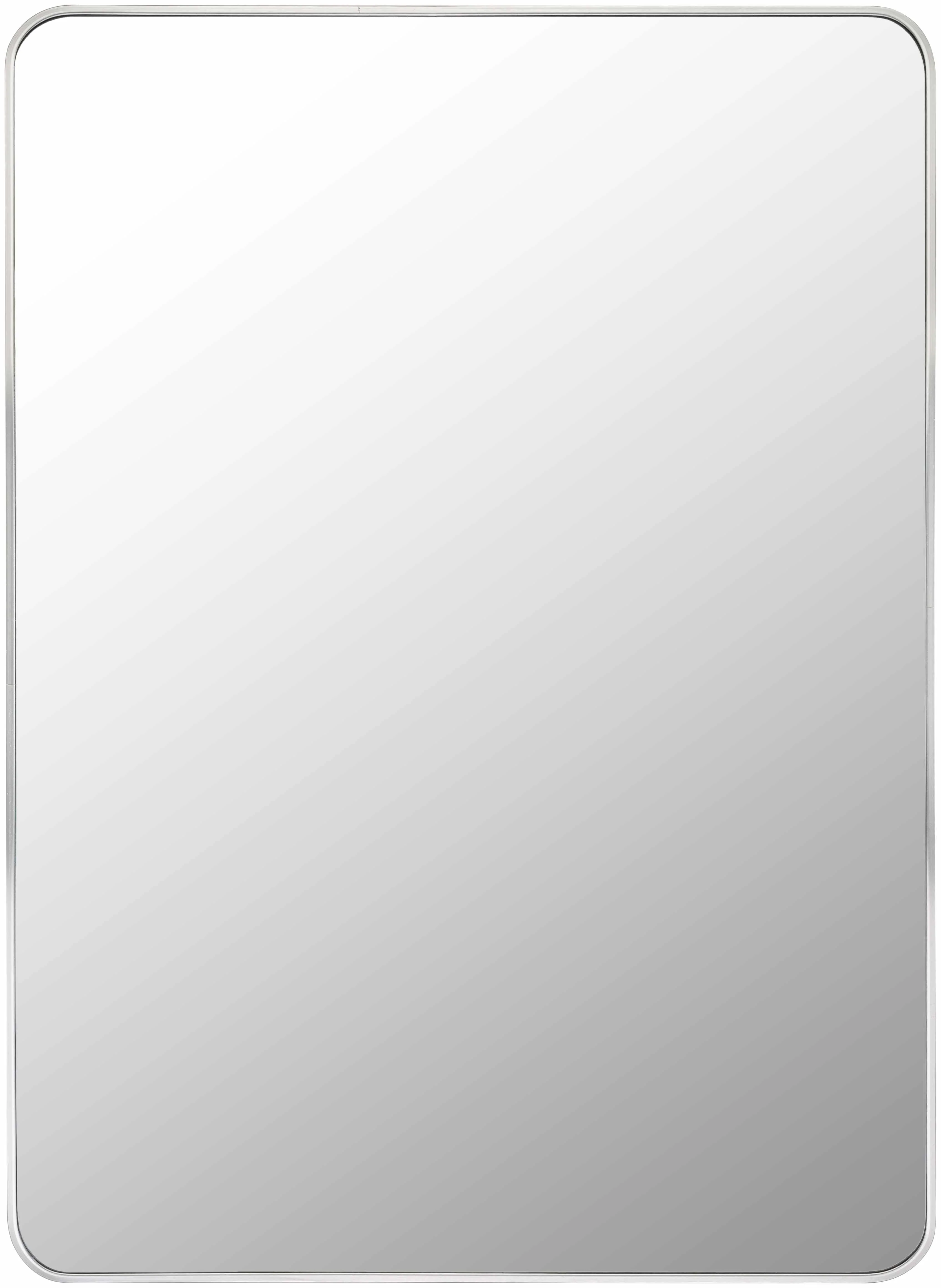 Sustinente Silver Gray Carved Mirror - Image 4