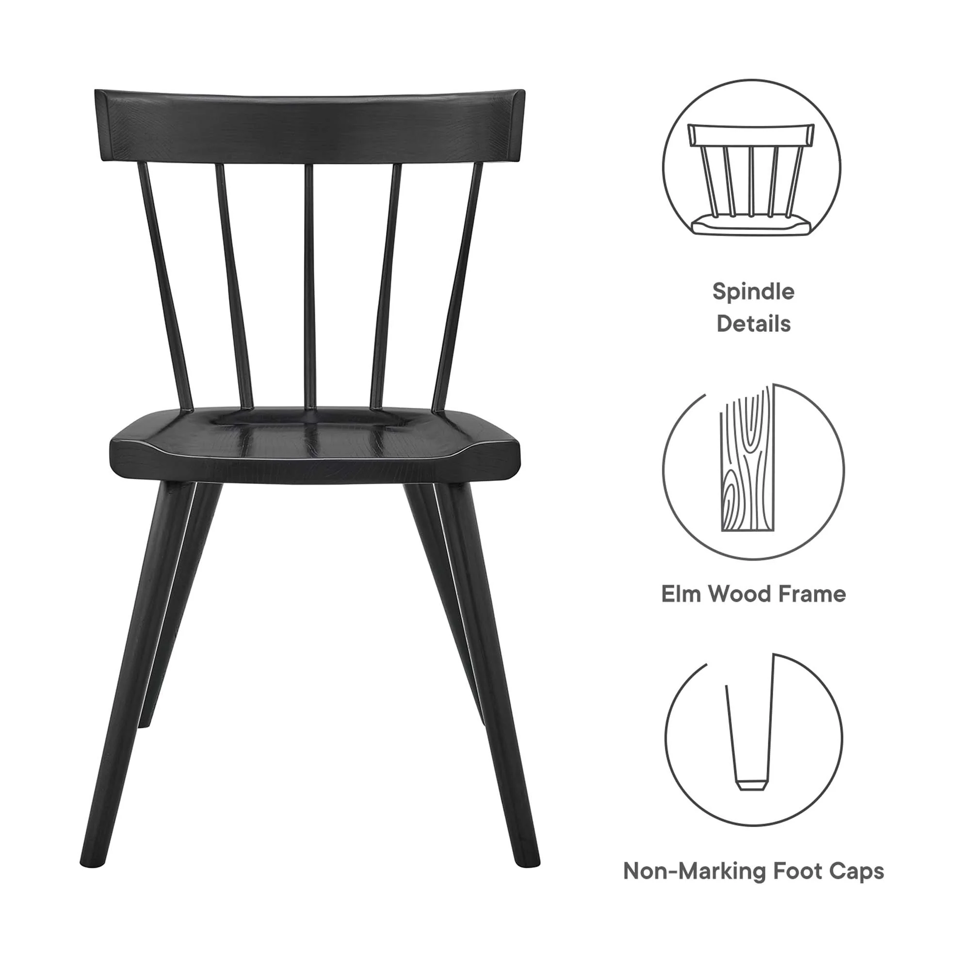 Sutter Wood Dining Side Chair by Modway - Image 2